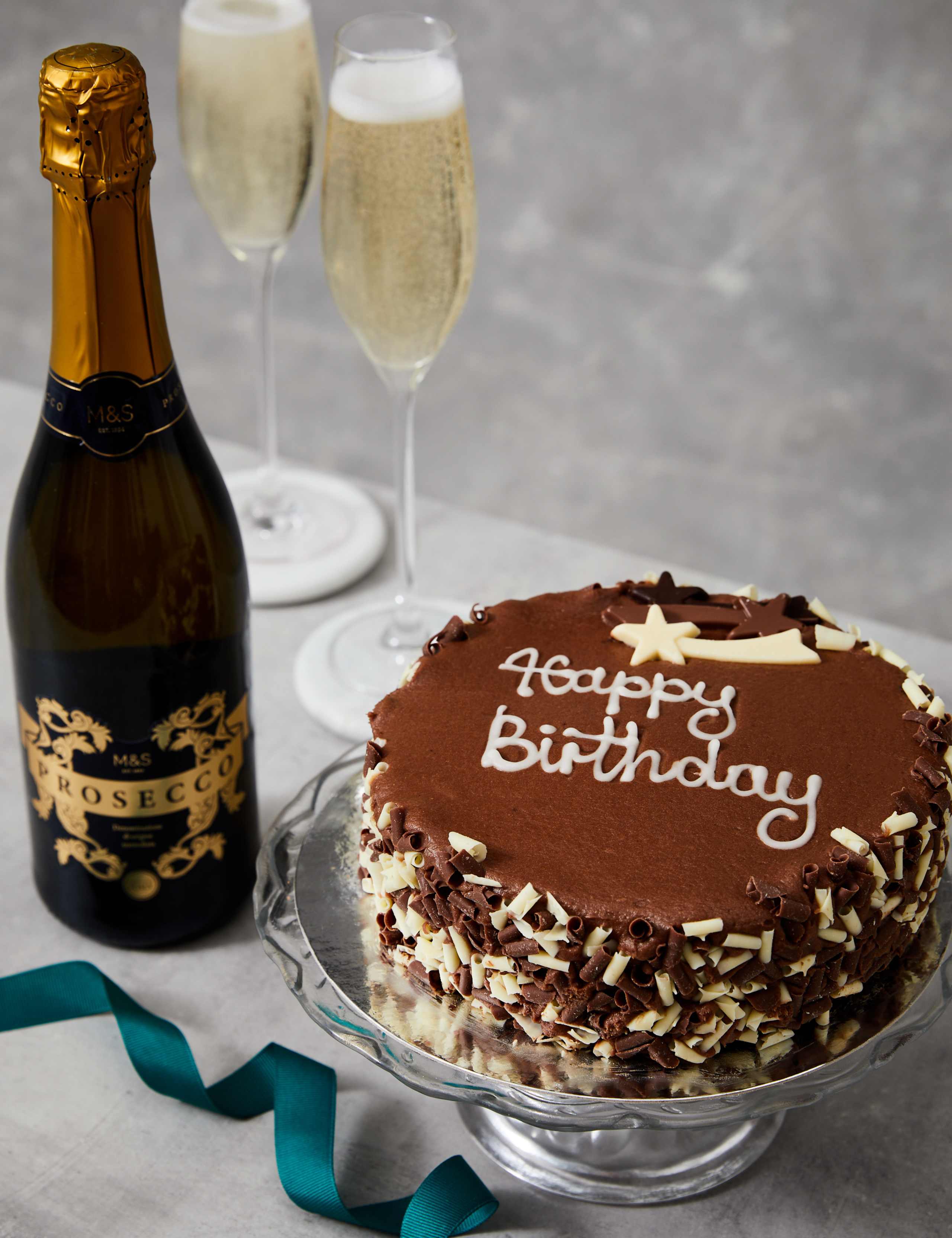 Chocolate Birthday Cake & Prosecco 1 of 3