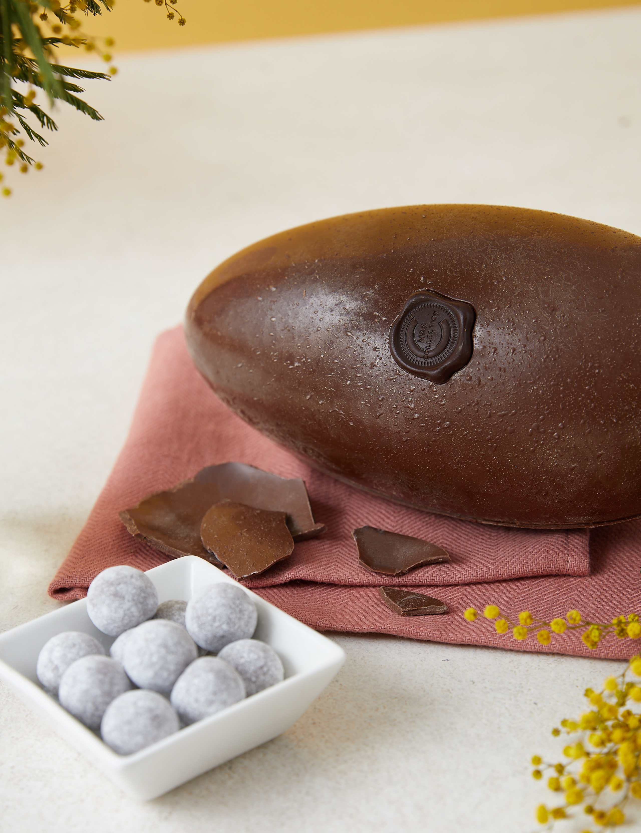 Collection Belgian Chocolate Easter Egg with Marc de Champagne Truffles 2 of 2