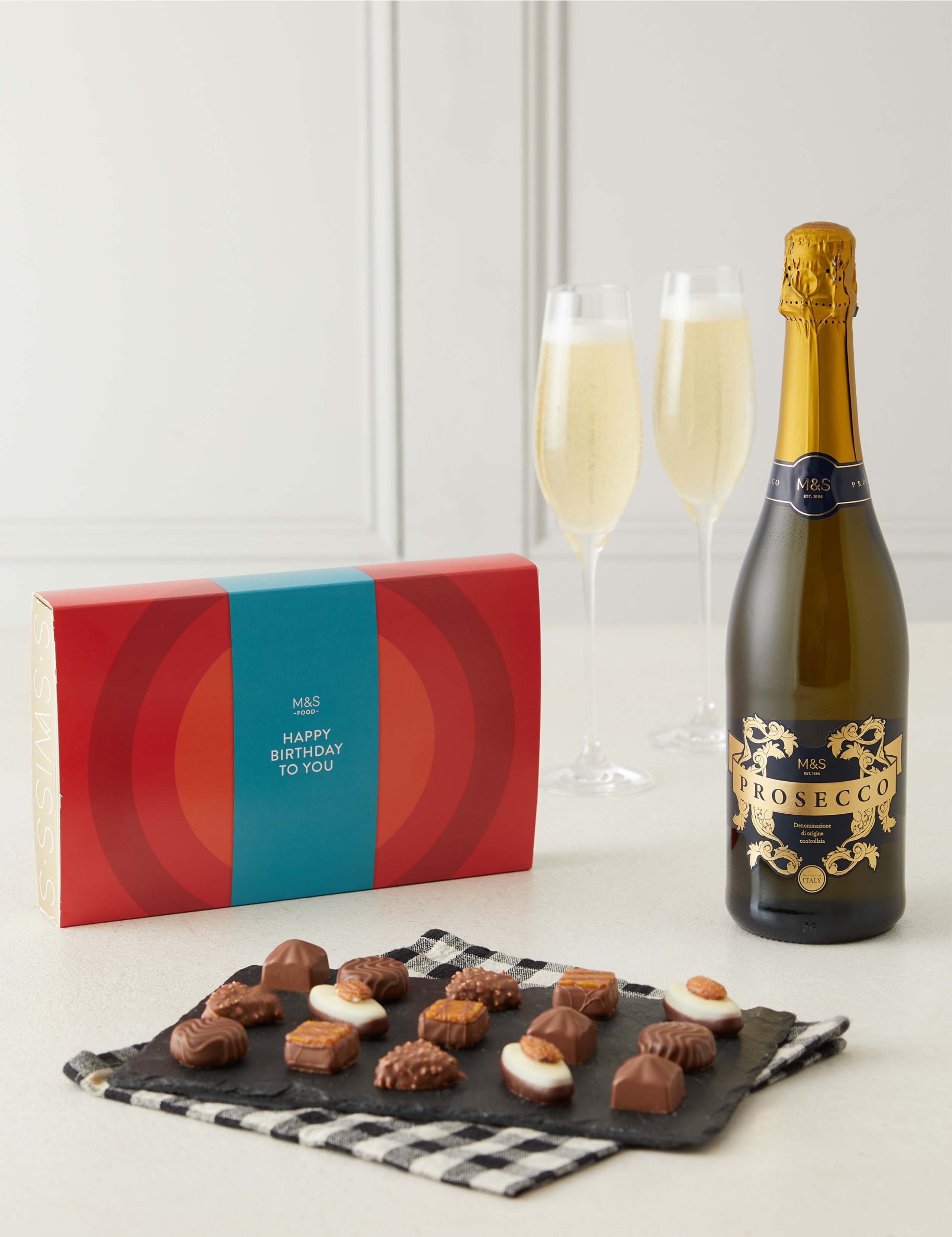 Happy Birthday Chocolates & Prosecco 1 of 3
