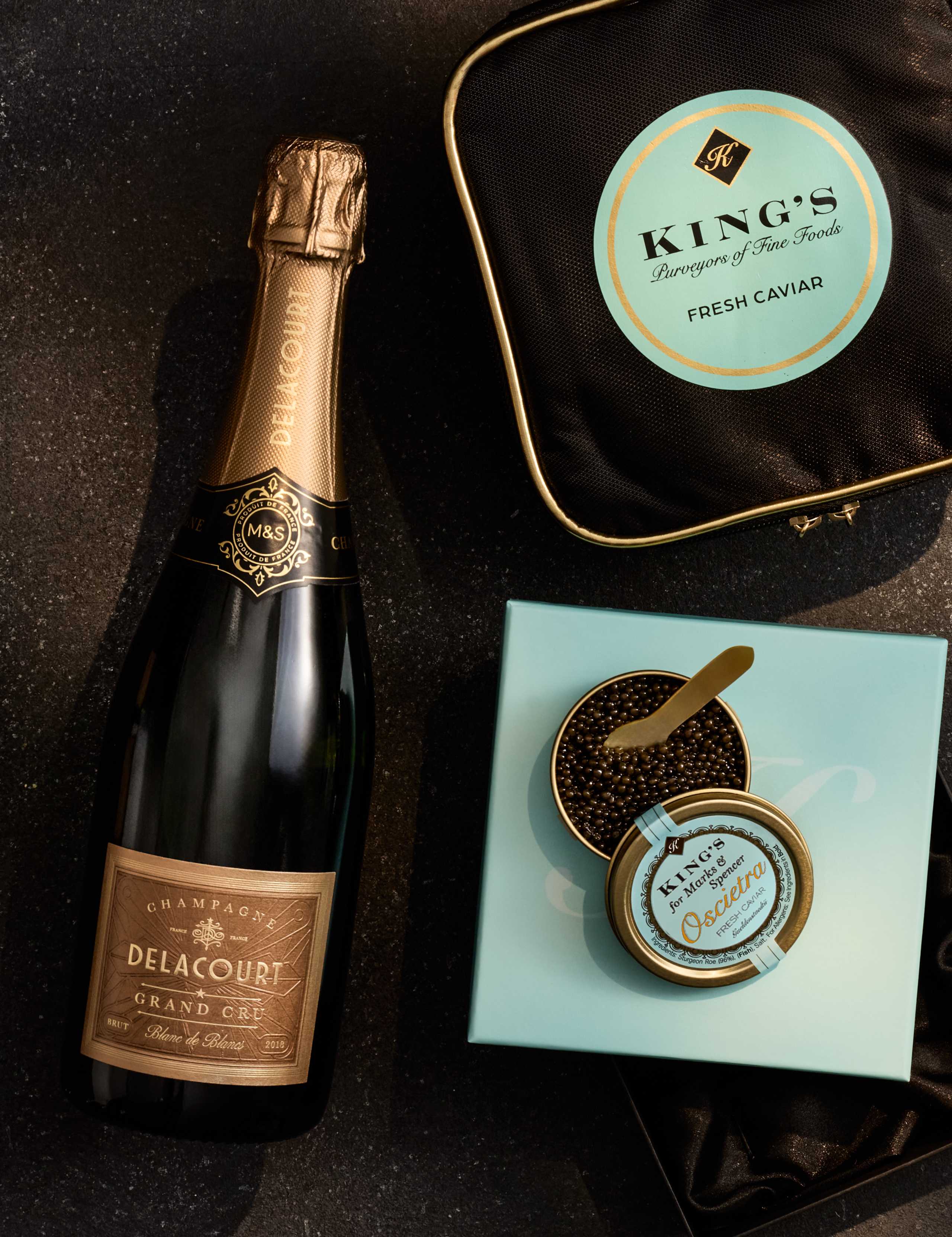 The Champagne & Kings for M&S Caviar Gift 3 of 3
