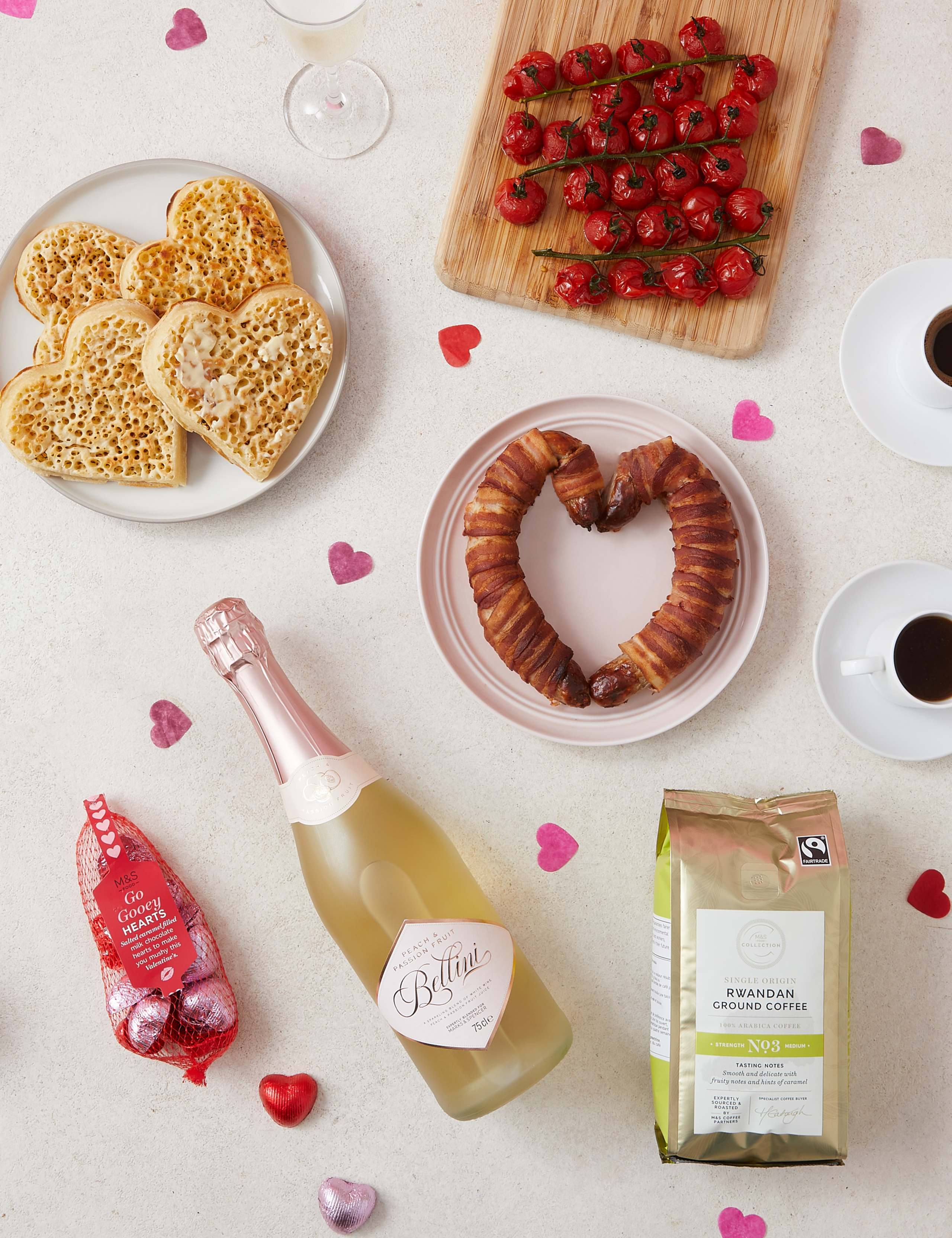 Valentine's Breakfast in Bed (with Love Sausage) (Delivery on 13th February 2021) 2 of 4