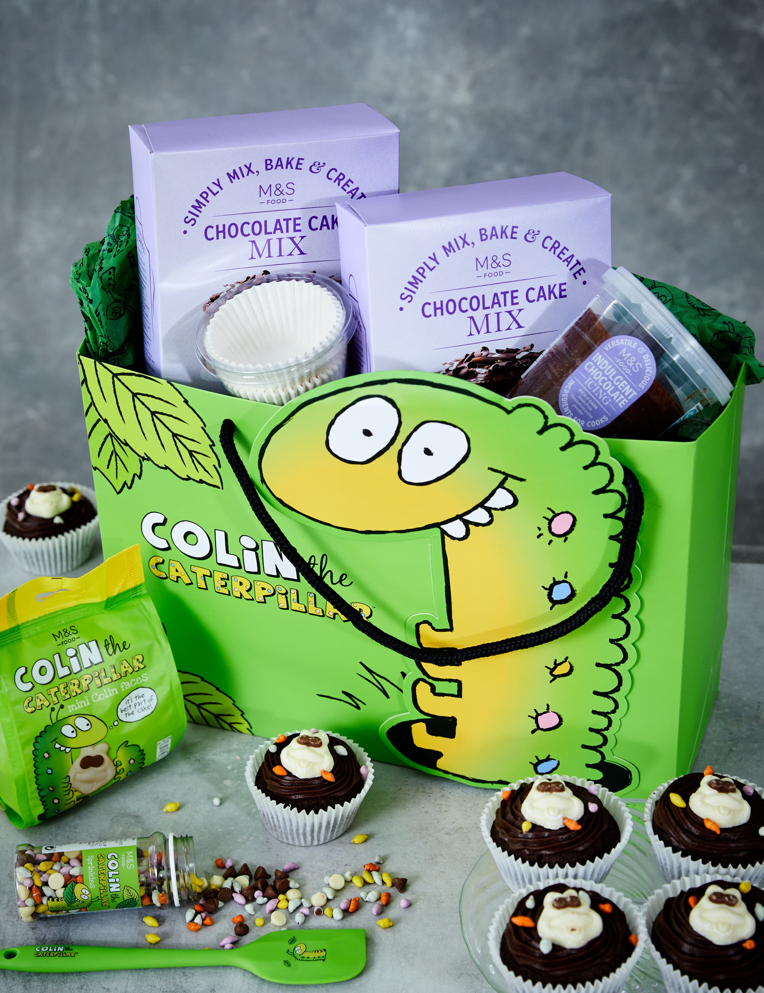 Colin the Caterpillar™ Family Baking Gift Bag 1 of 2