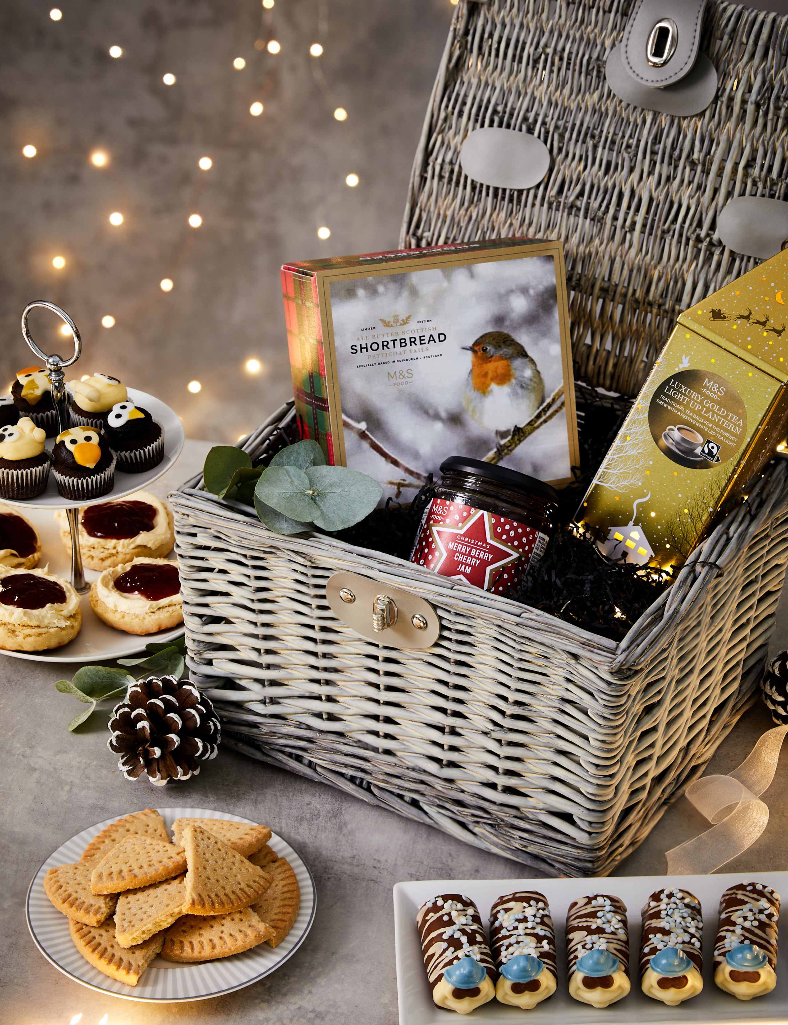 Festive Afternoon Tea Hamper 1 of 3
