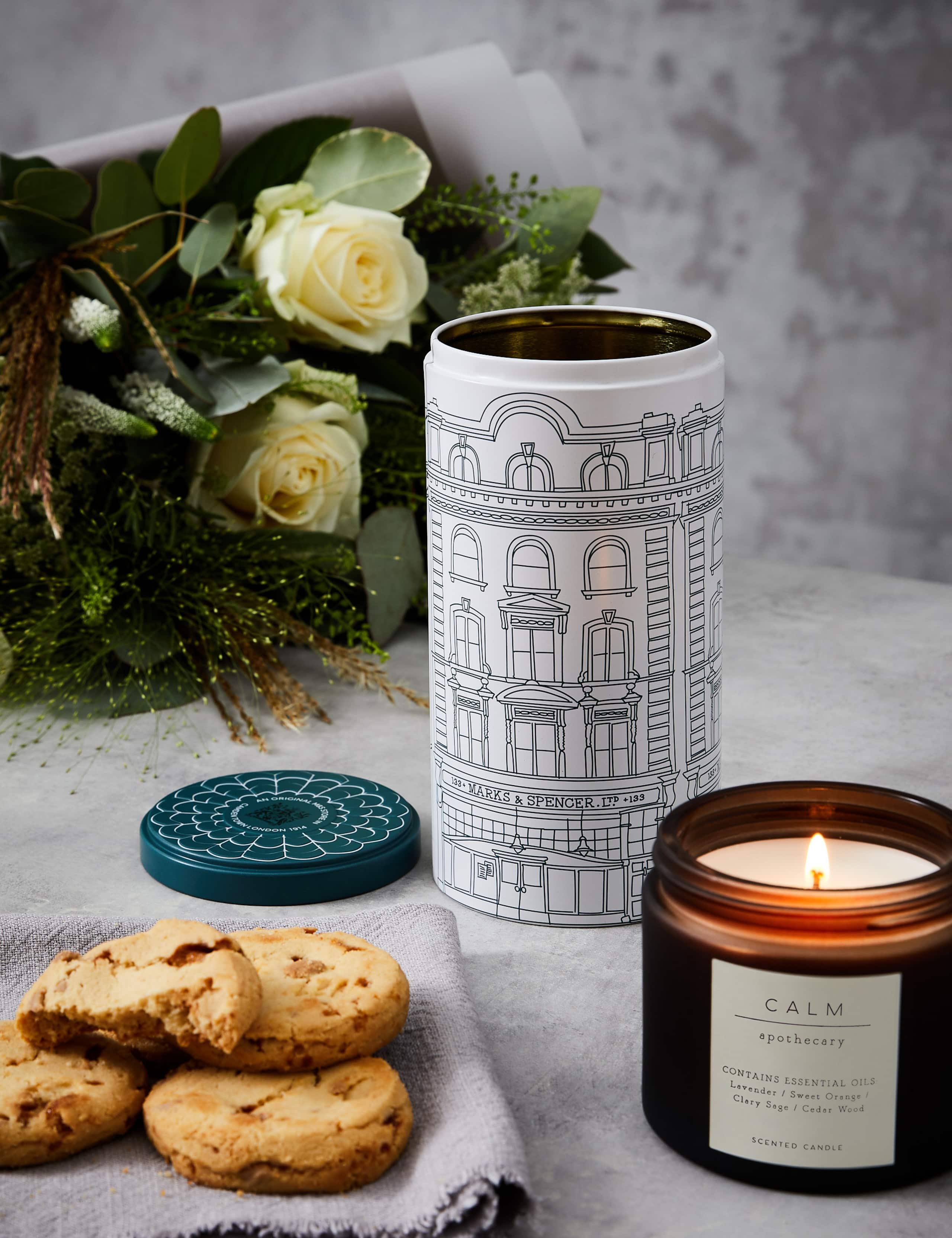 Thinking of You Bouquet, Cookies & Candle Gift 2 of 4