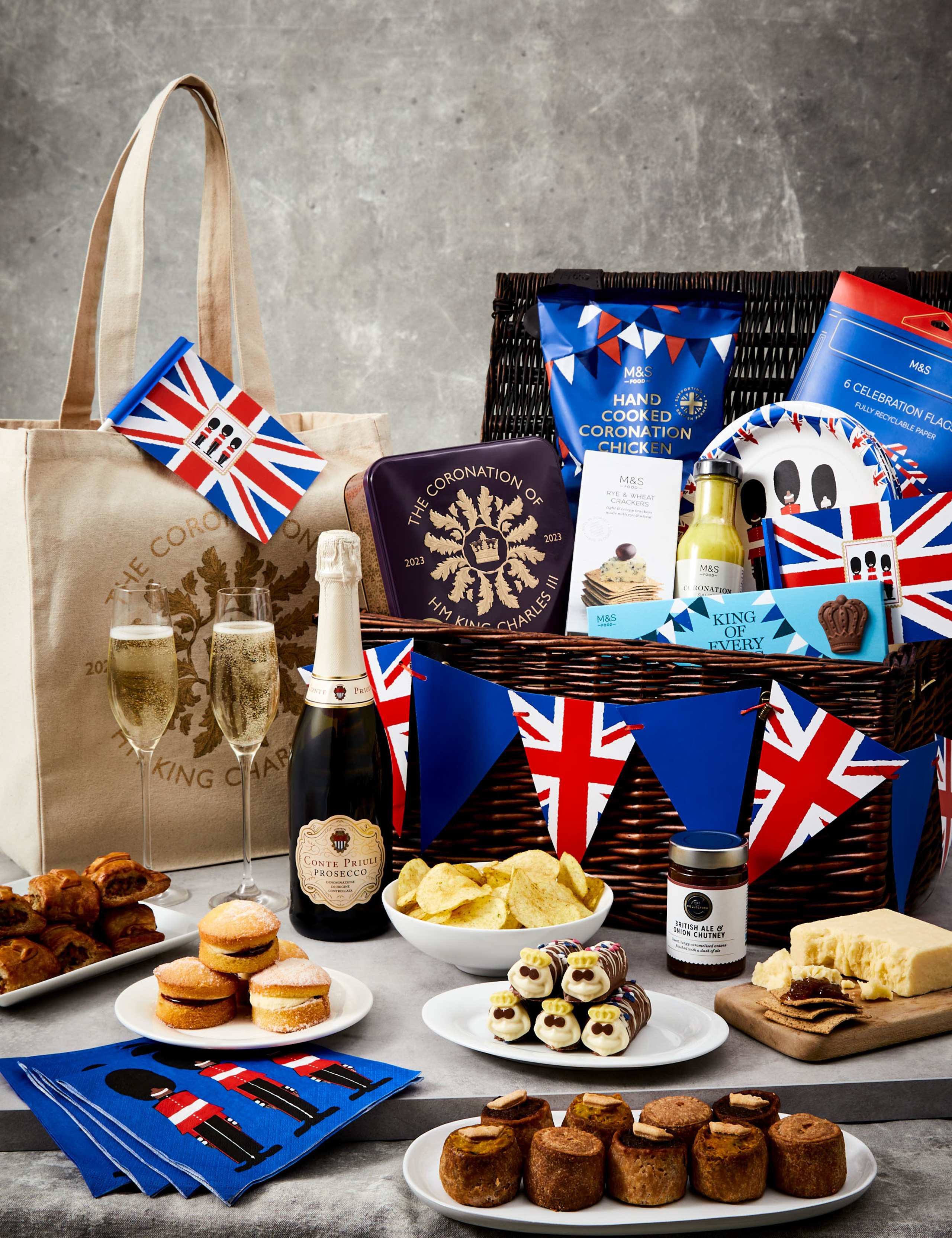 Coronation Celebration Hamper with Prosecco 1 of 5