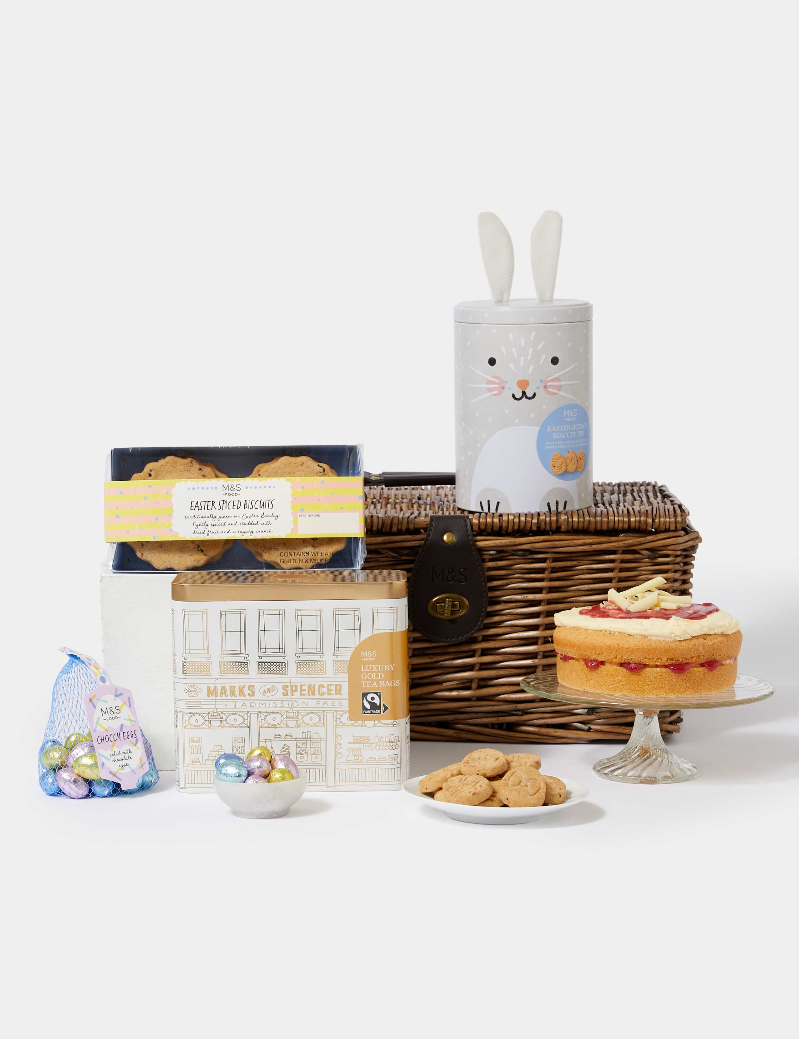 Easter Afternoon Tea Wicker (Delivery from 26th March 2024) 1 of 6