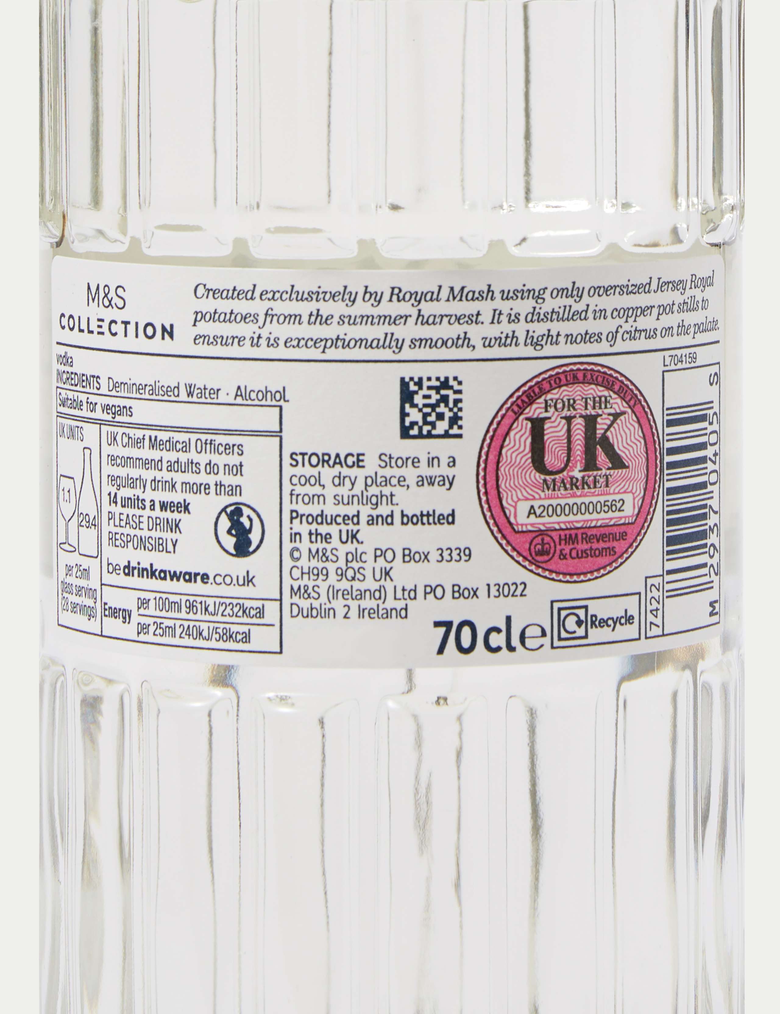 Collection Jersey Royal Potato Vodka Gift 5 of 5