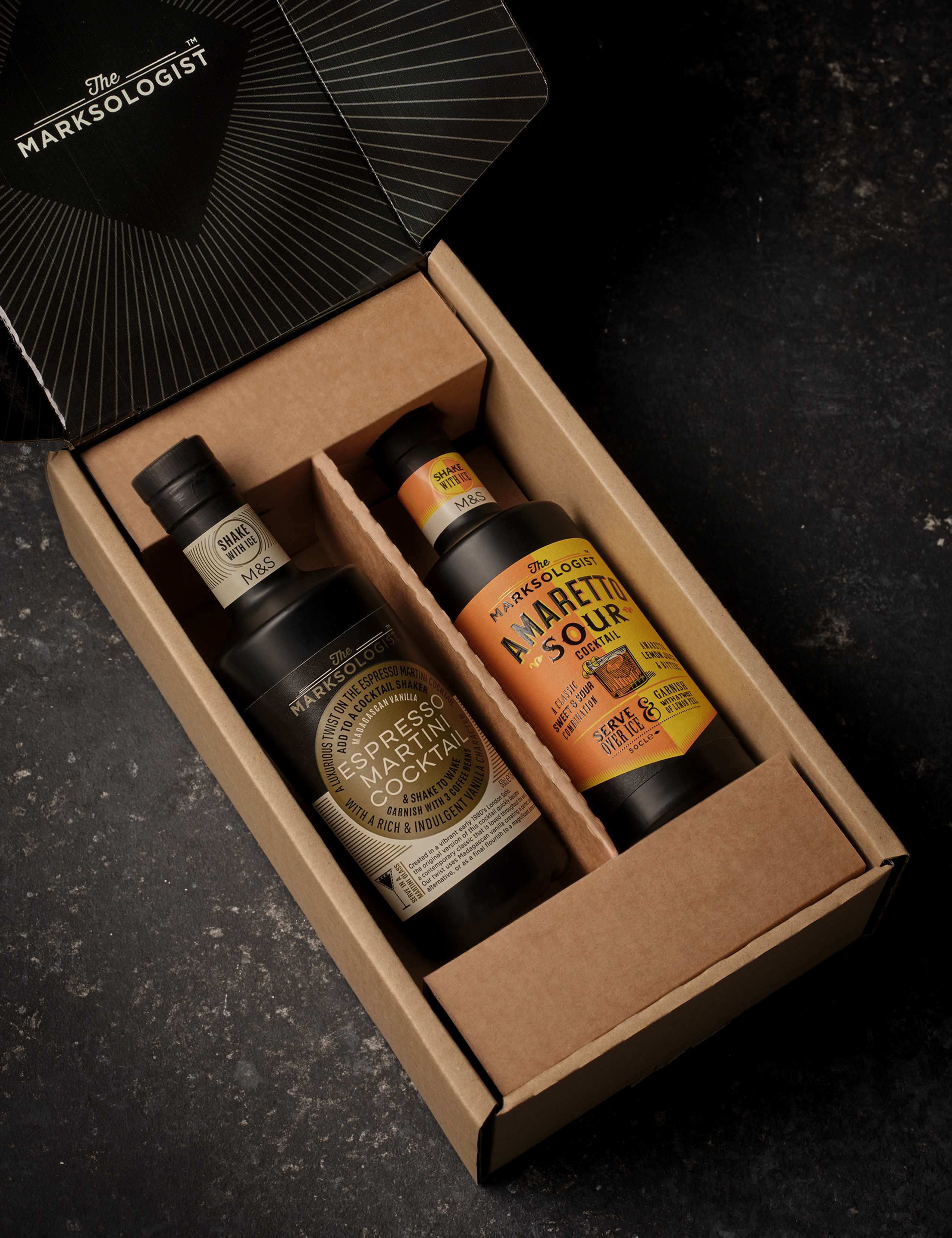 Marksologist Martini & Amaretto Cocktail Duo Gift 1 of 4