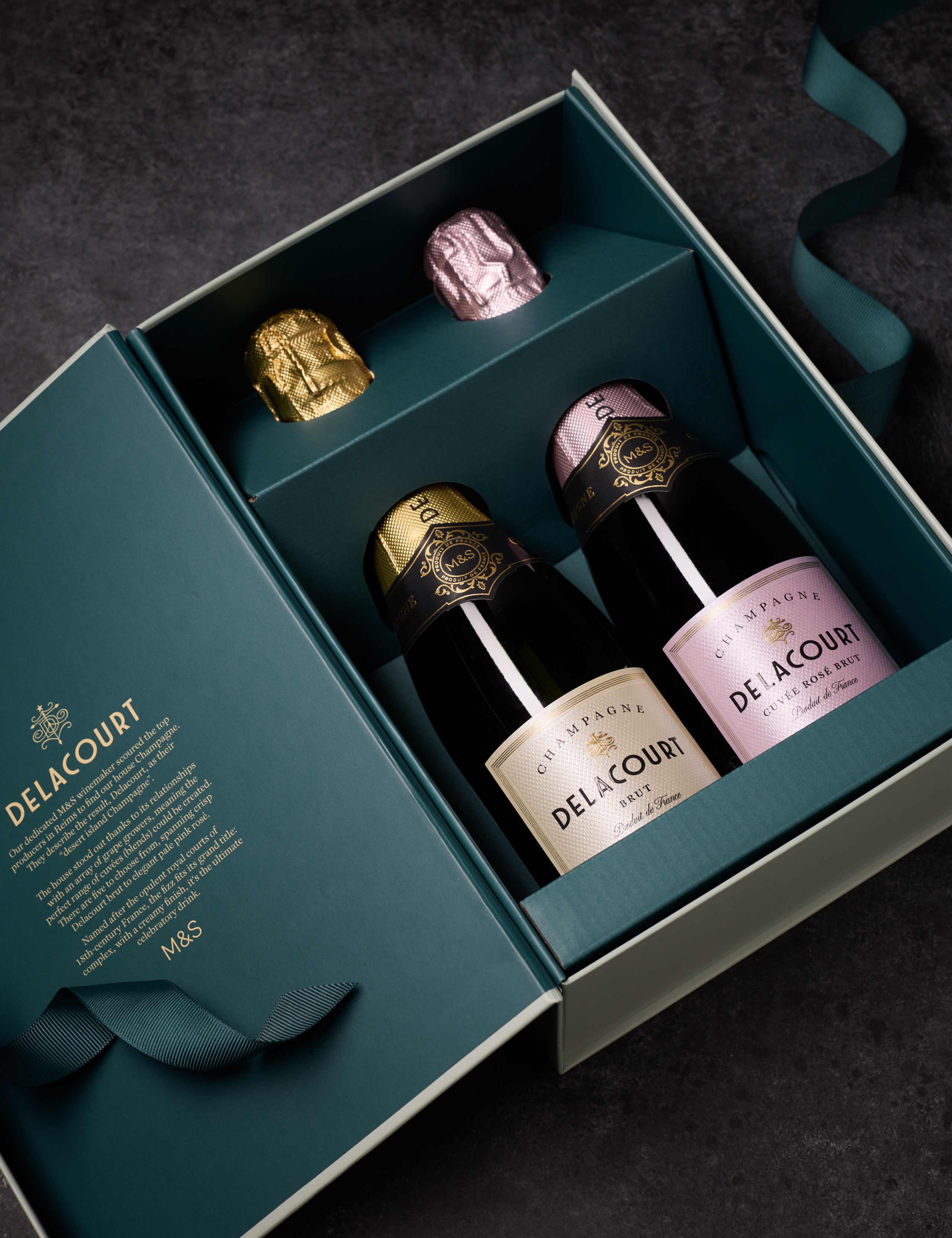 Delacourt Champagne Half Bottles Gift 1 of 3