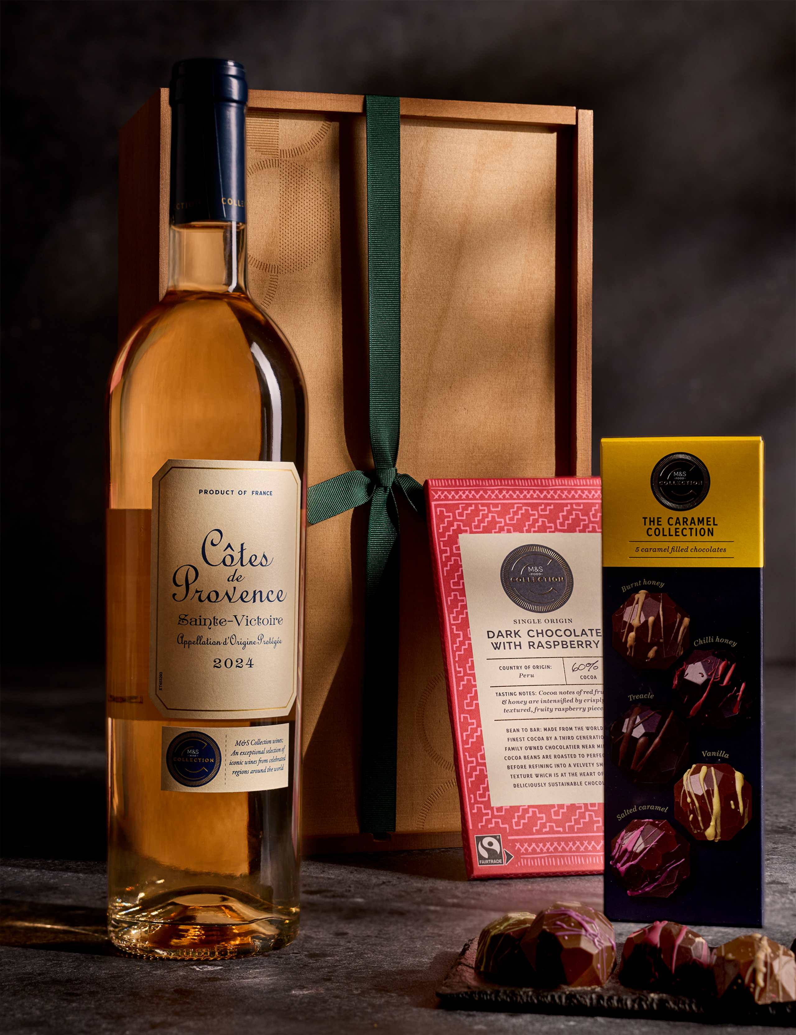 The Rosé & Chocolate Gift Box 1 of 6