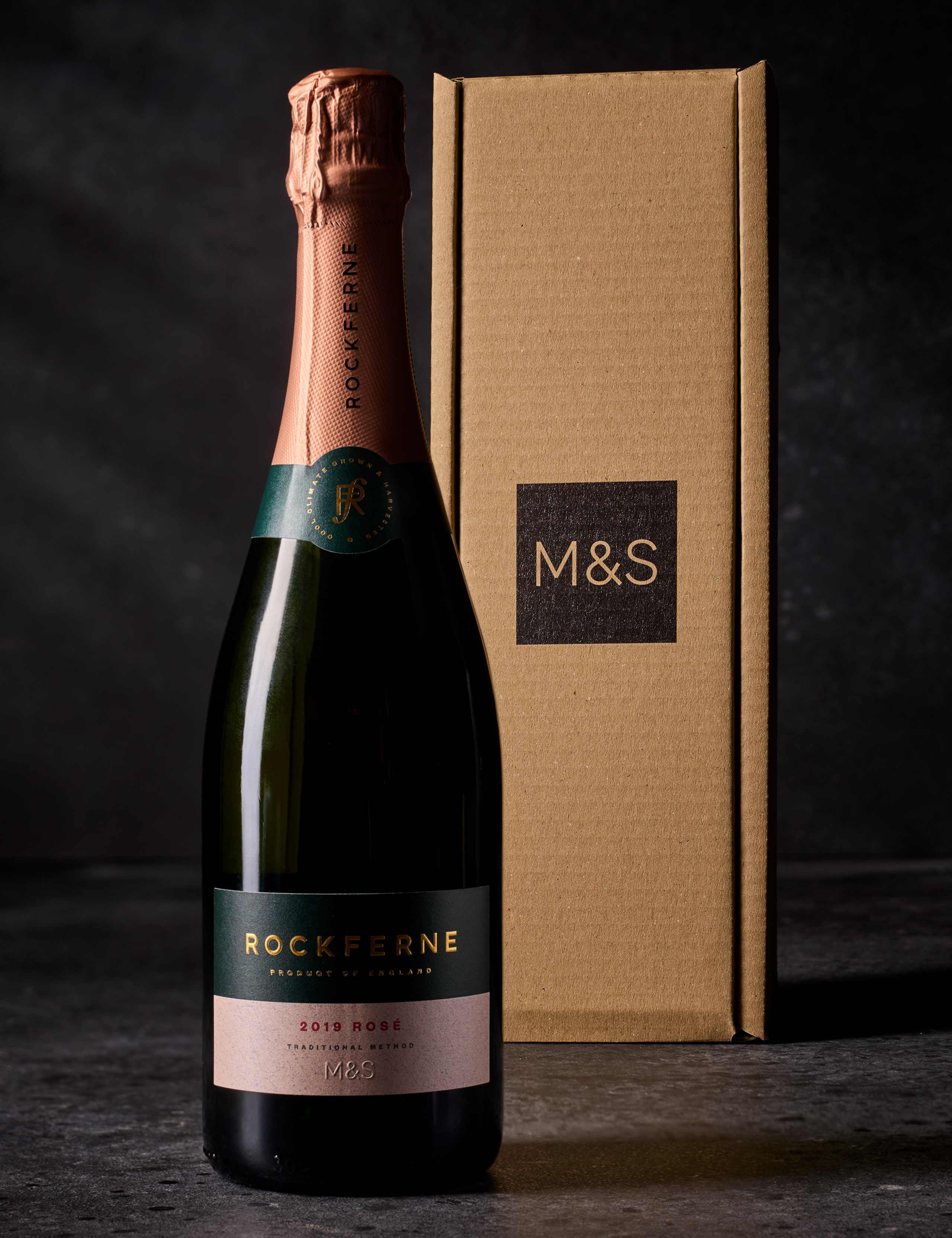 Rockferne English Sparkling Rosé Single Bottle Gift 1 of 3