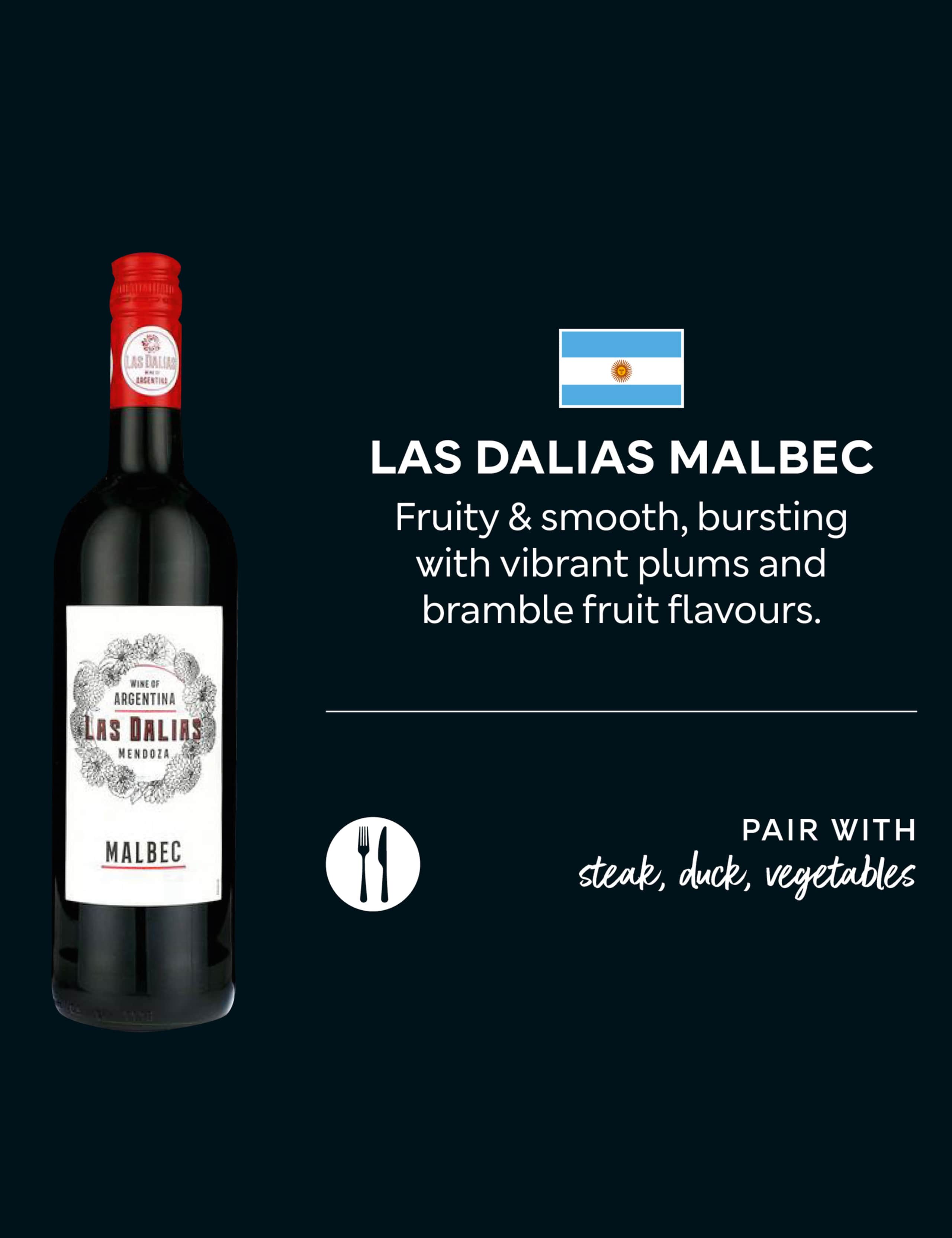 Las Dalias Malbec - Case of 6 2 of 2