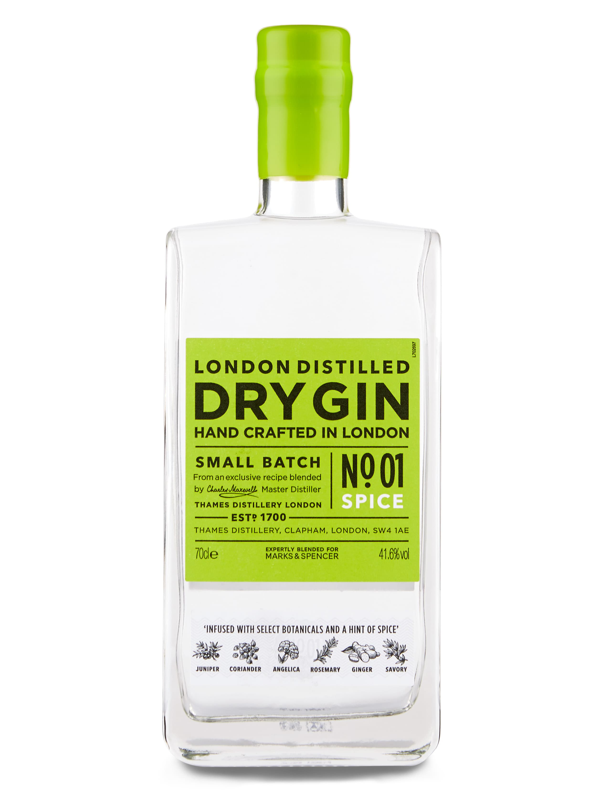 No 01 Spice Gin - Single Bottle 1 of 1