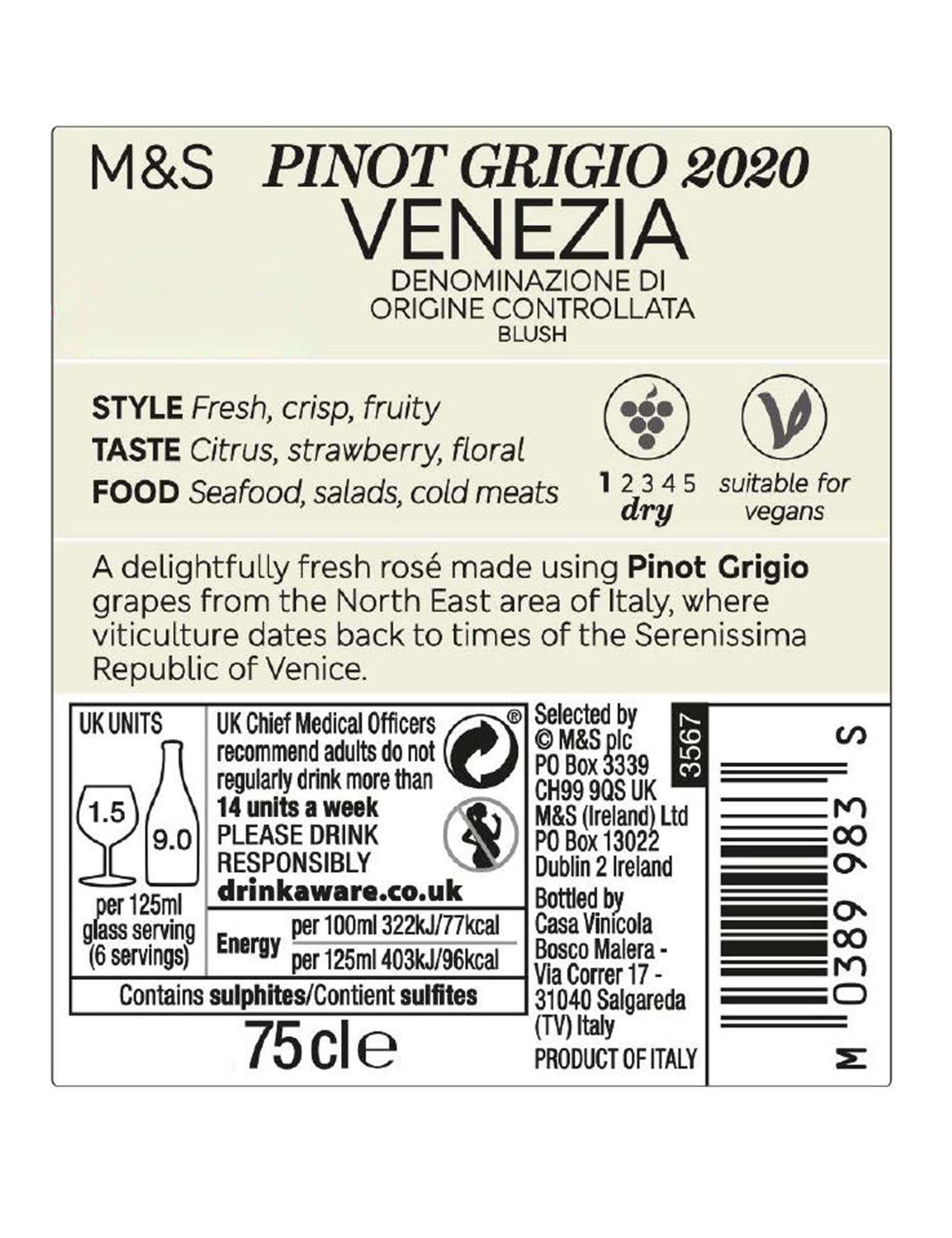 Conti Priuli Veneto Blush - Case of 6 2 of 2