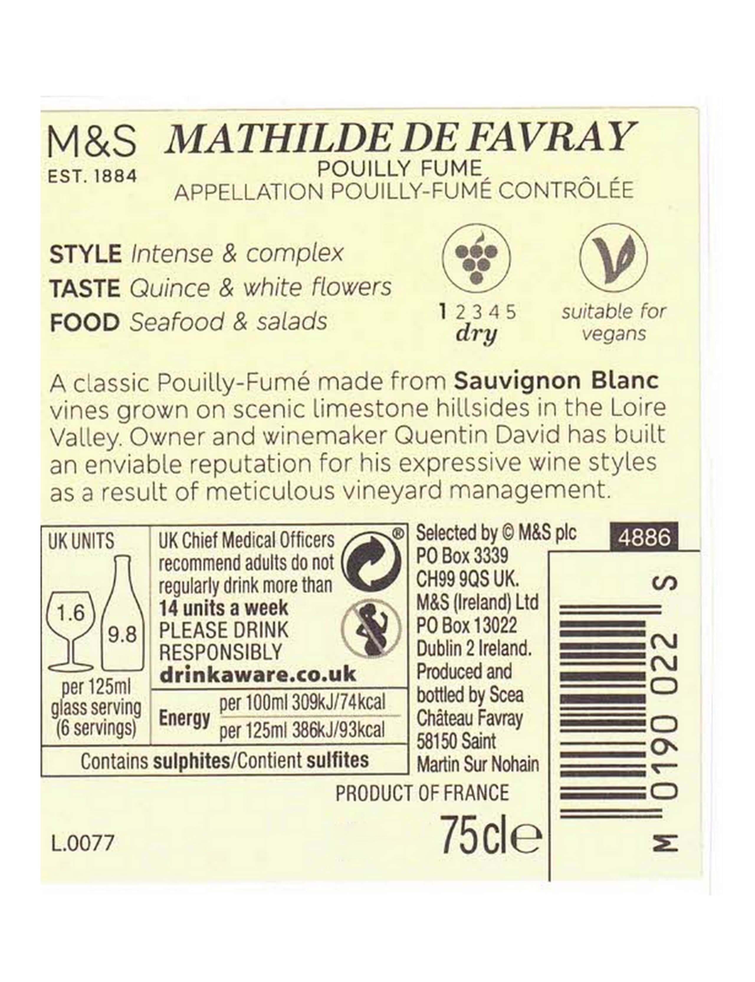 Mathilde De Favray Pouilly Fume - Case of 6 2 of 2