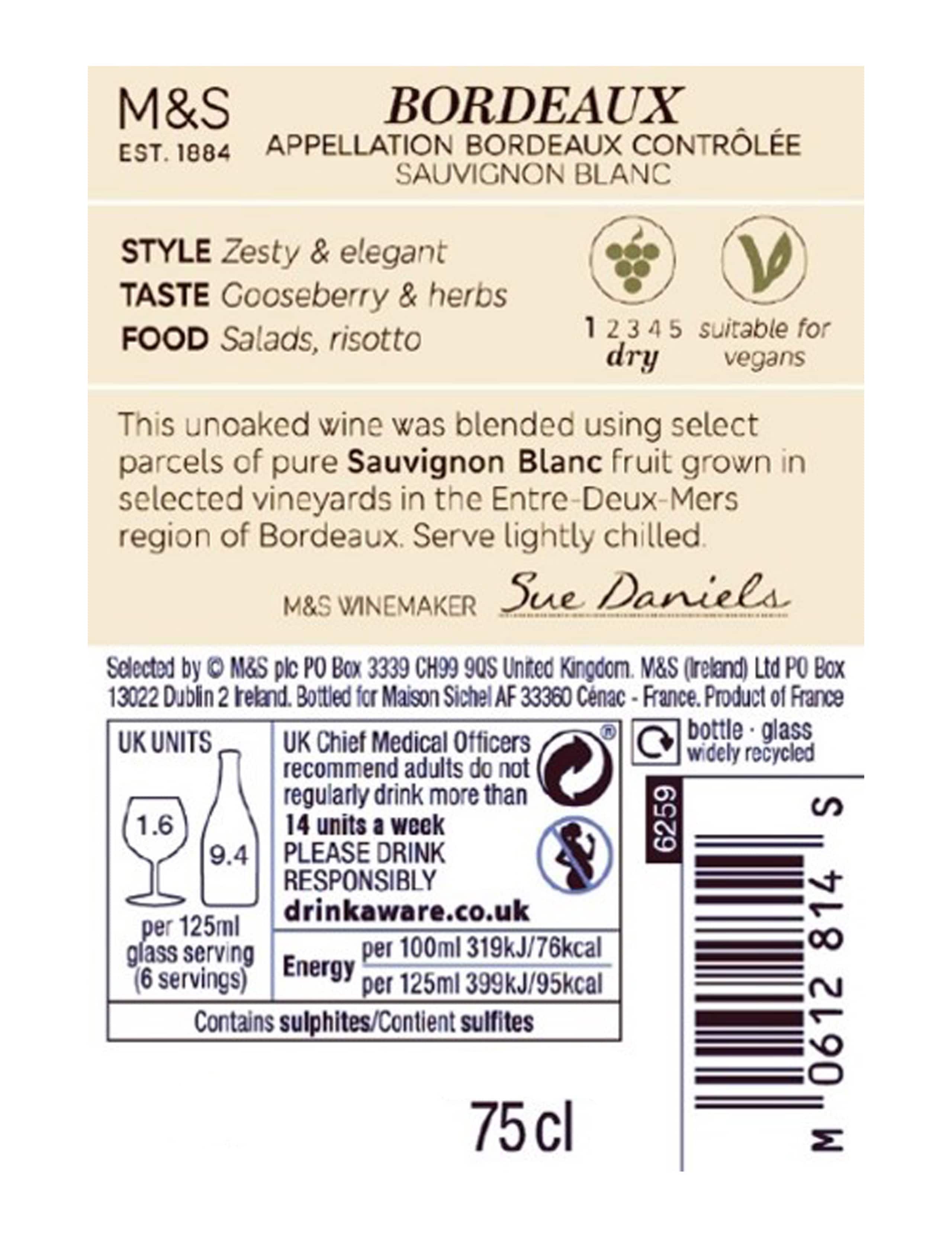 Bordeaux Sauvignon Blanc - Case of 6 2 of 2