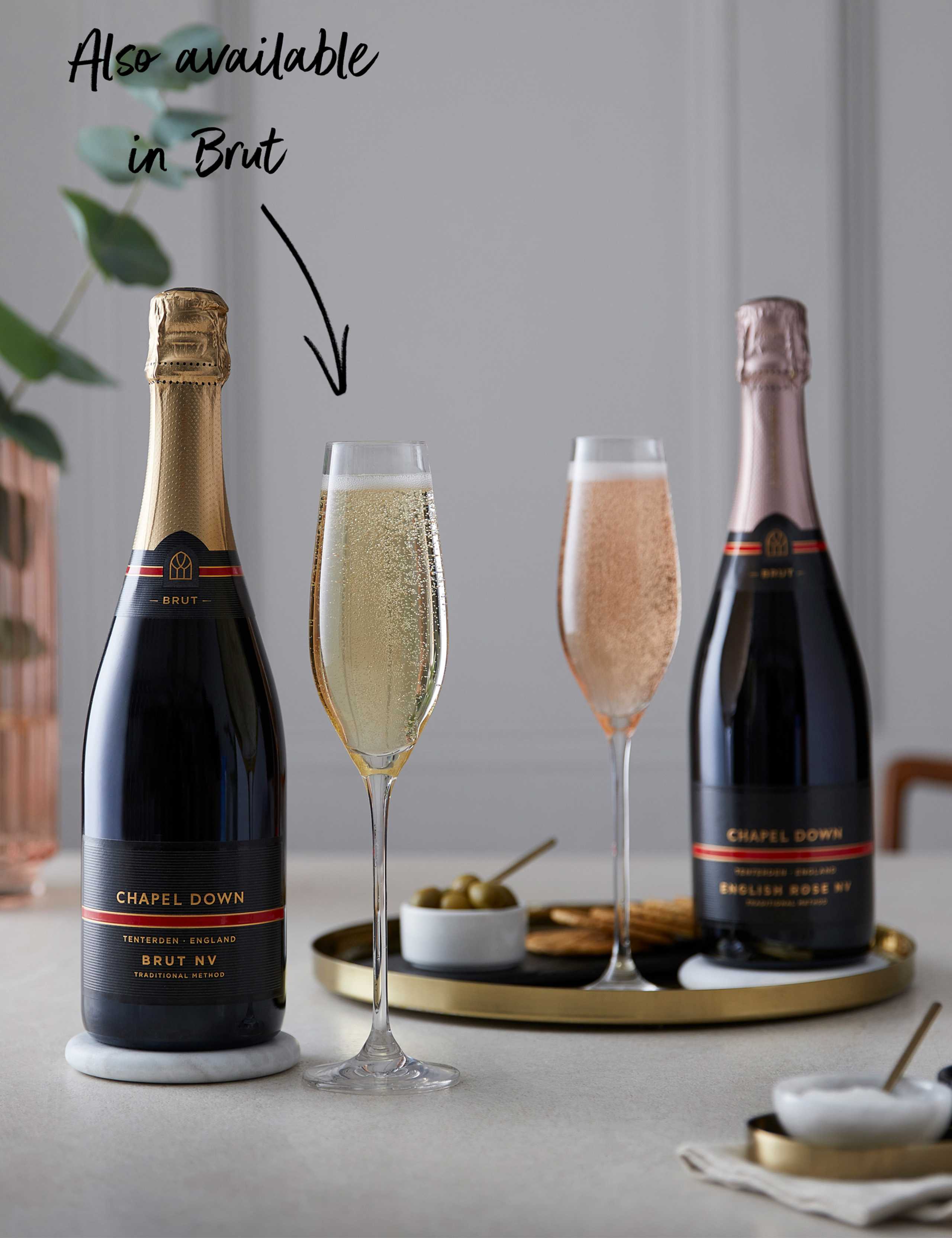 Chapel Down English Sparkling Rosé Brut - Case of 6 4 of 4