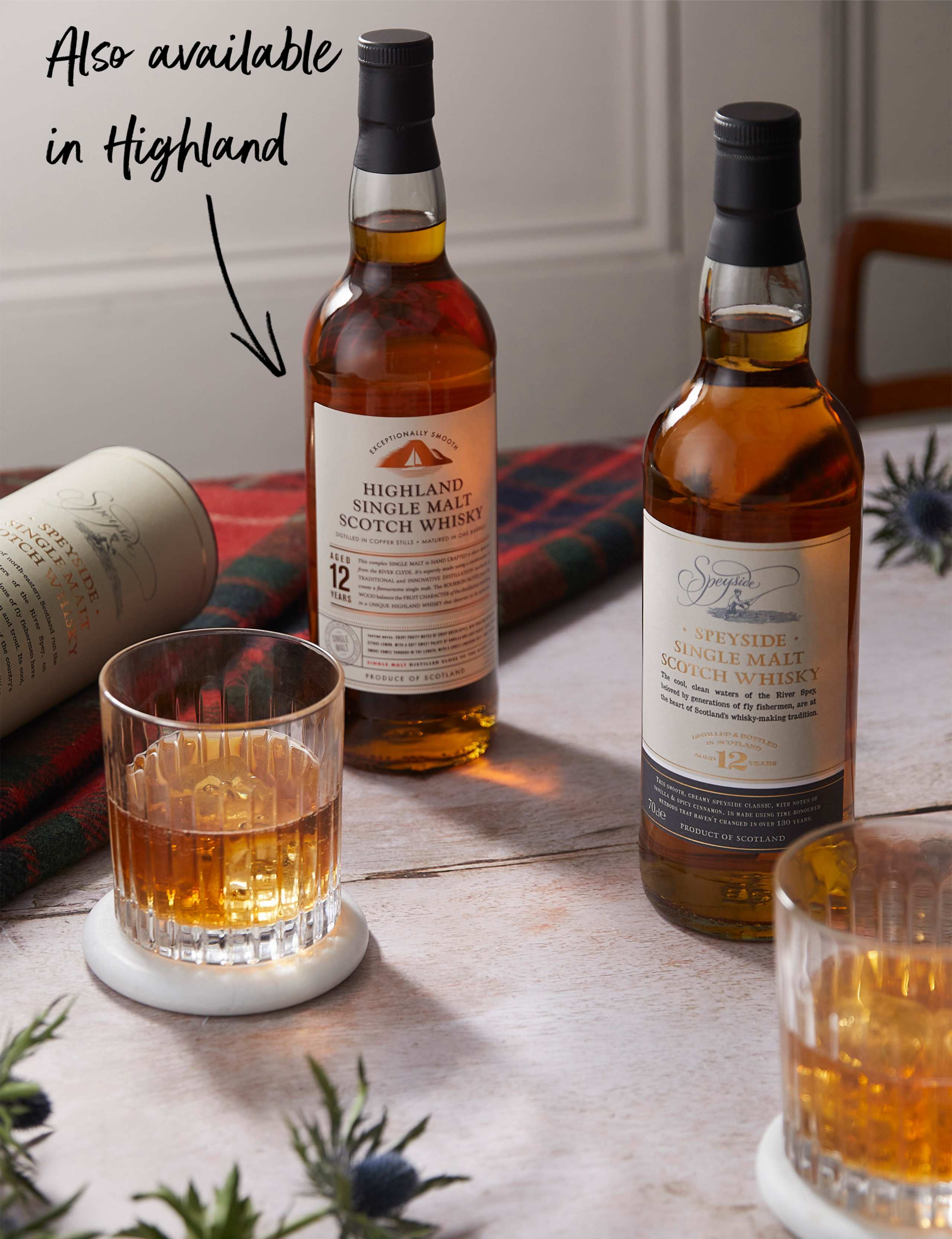Speyside Single Malt Scotch Whisky - 12 Years Old - Single Bottle 3 of 3