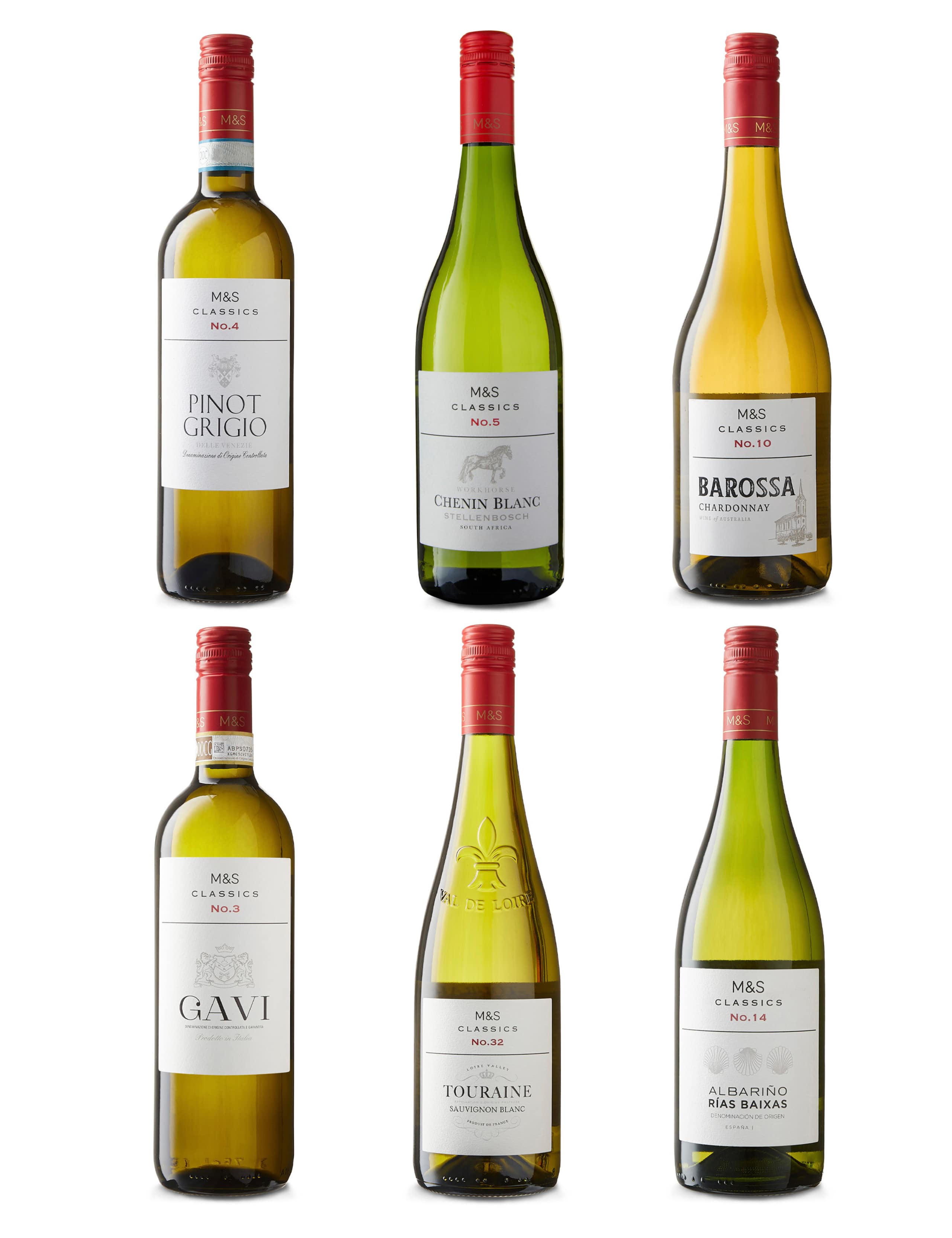 White Mixed Case - Case of 6 1 of 1