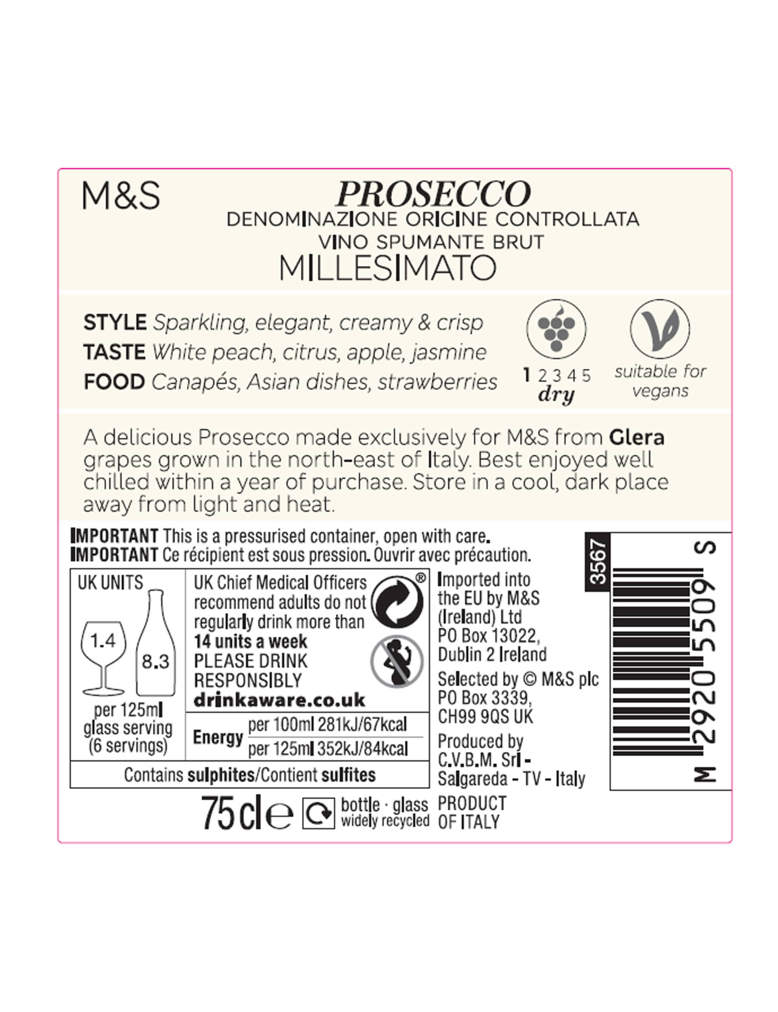 Summer Limited Edition Conte Priuli Prosecco - Case of 6 2 of 2