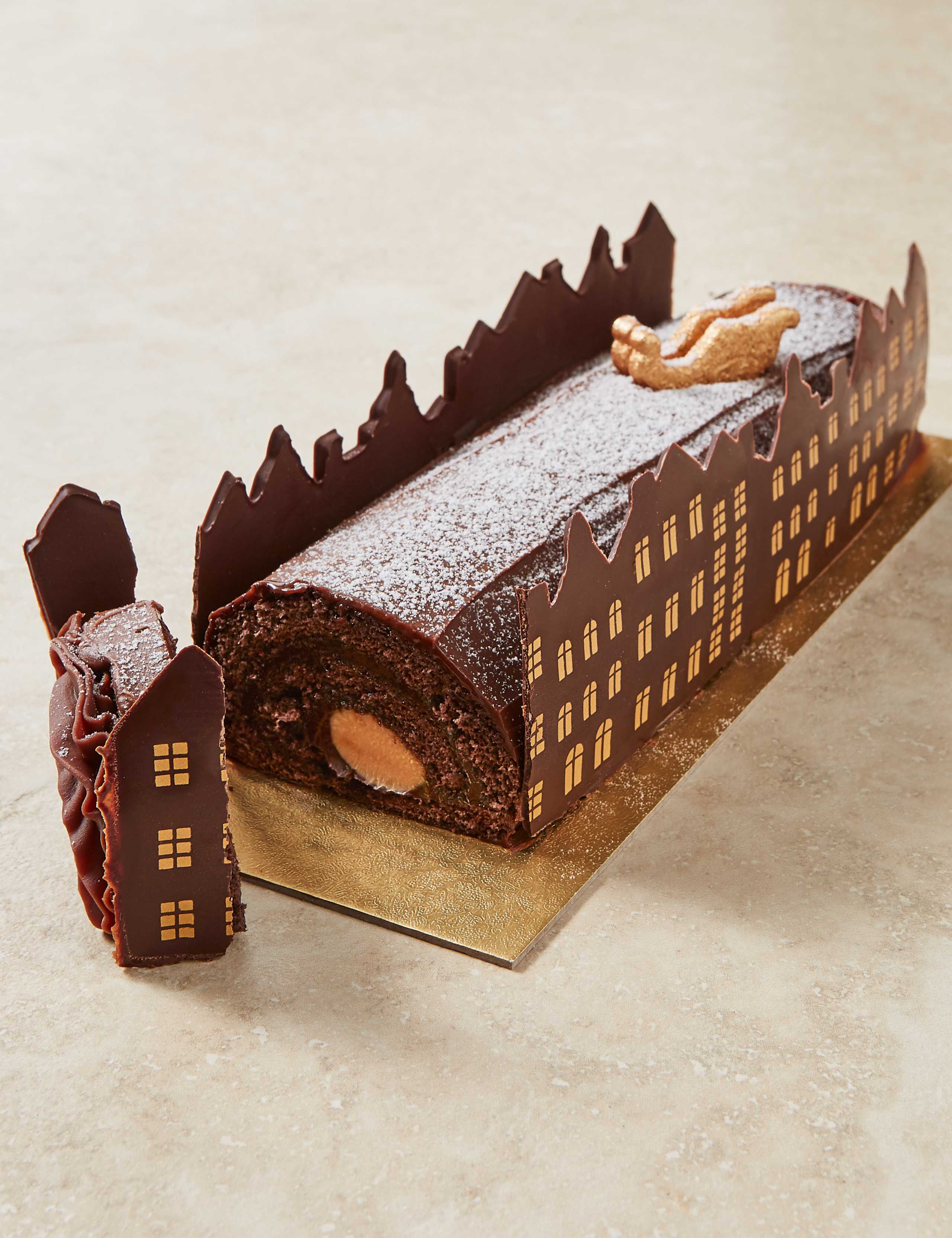 The Collection Santa’s Rooftop Chocolate & Caramel Yule Log - Last day to Collect 19th December 1 of 3