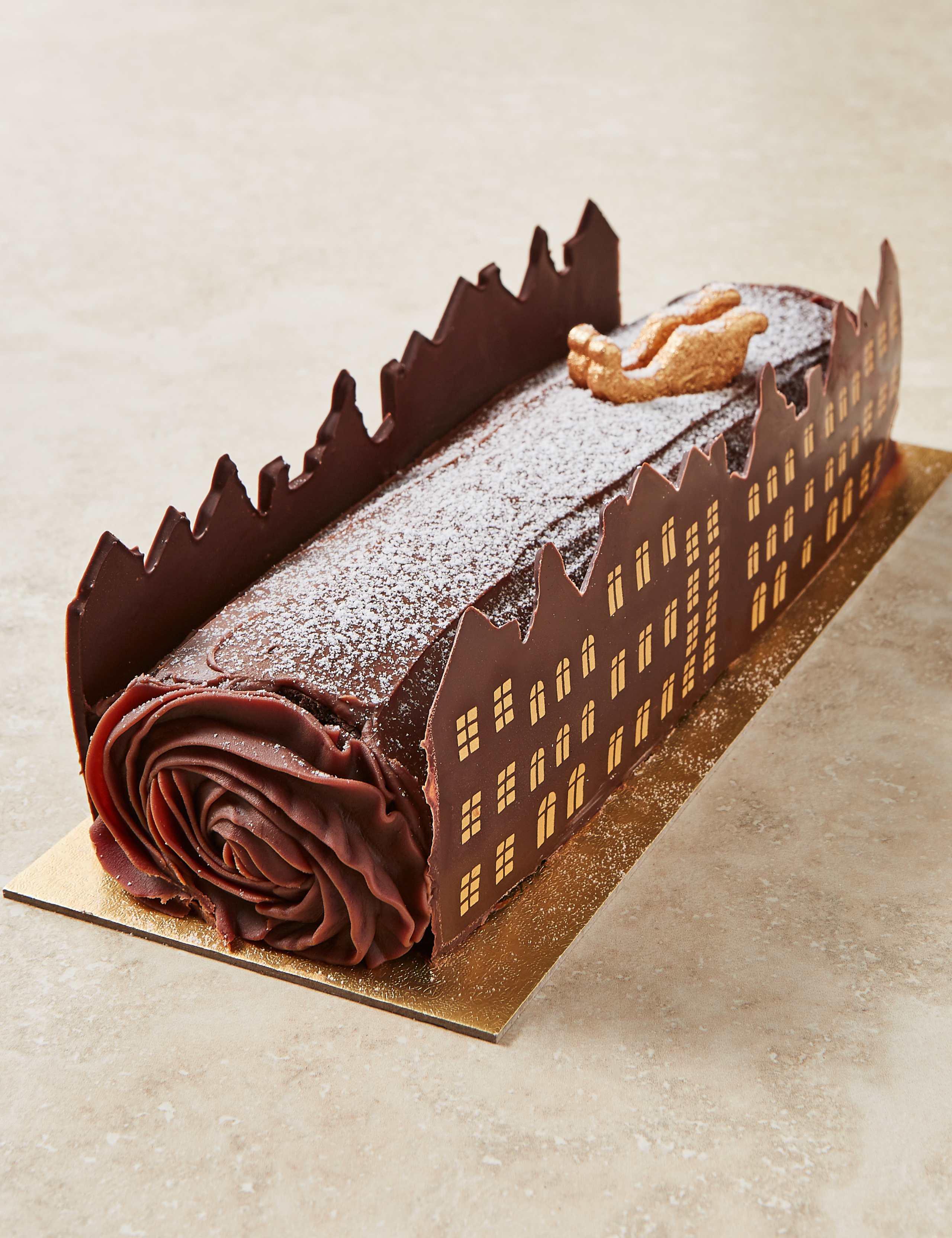 The Collection Santa’s Rooftop Chocolate & Caramel Yule Log - Last day to Collect 19th December 2 of 3