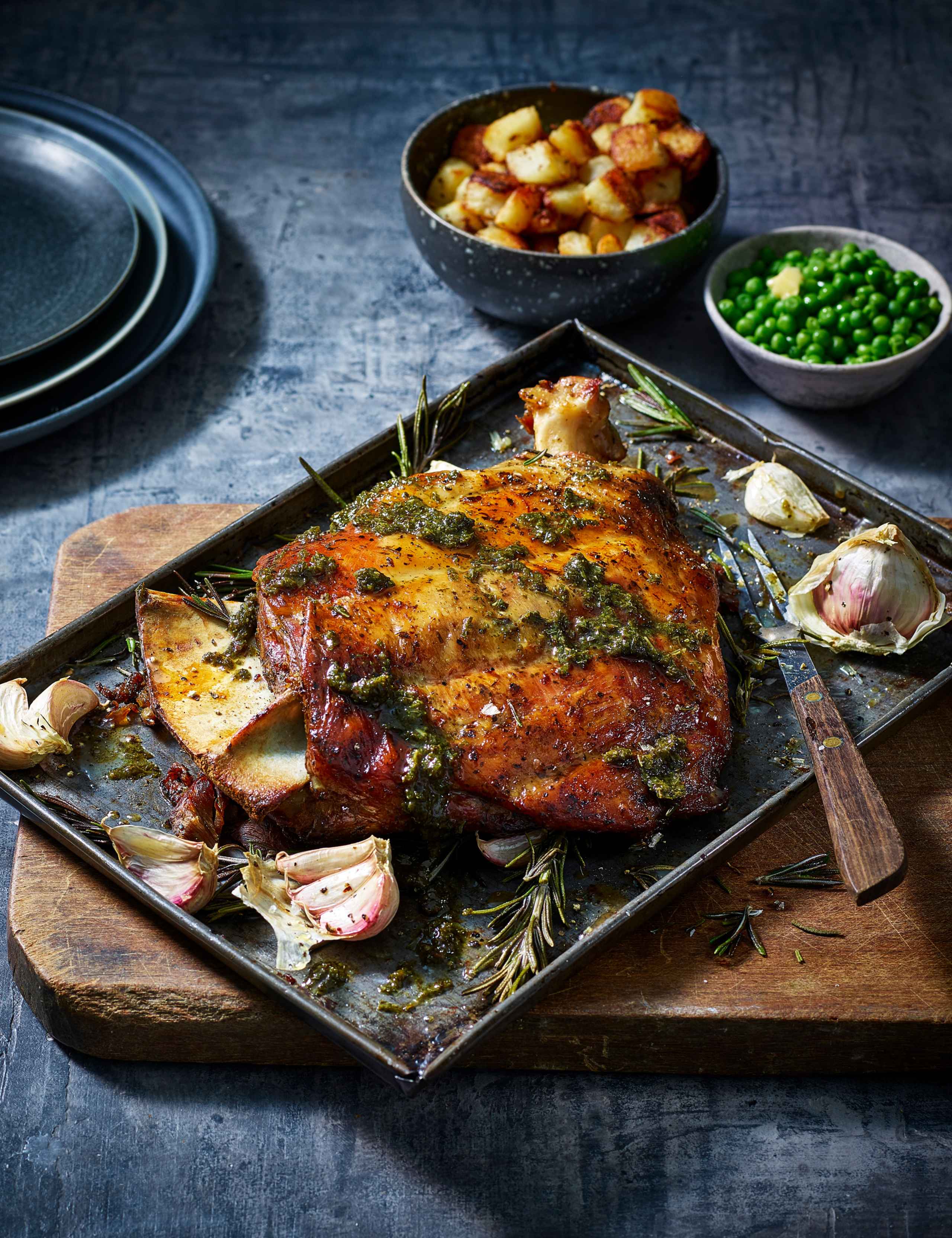 Slow Cooked Lamb Shoulder with Mint Drizzle (Serves 6) - (Last Collection Date 30th September 2020) 2 of 3