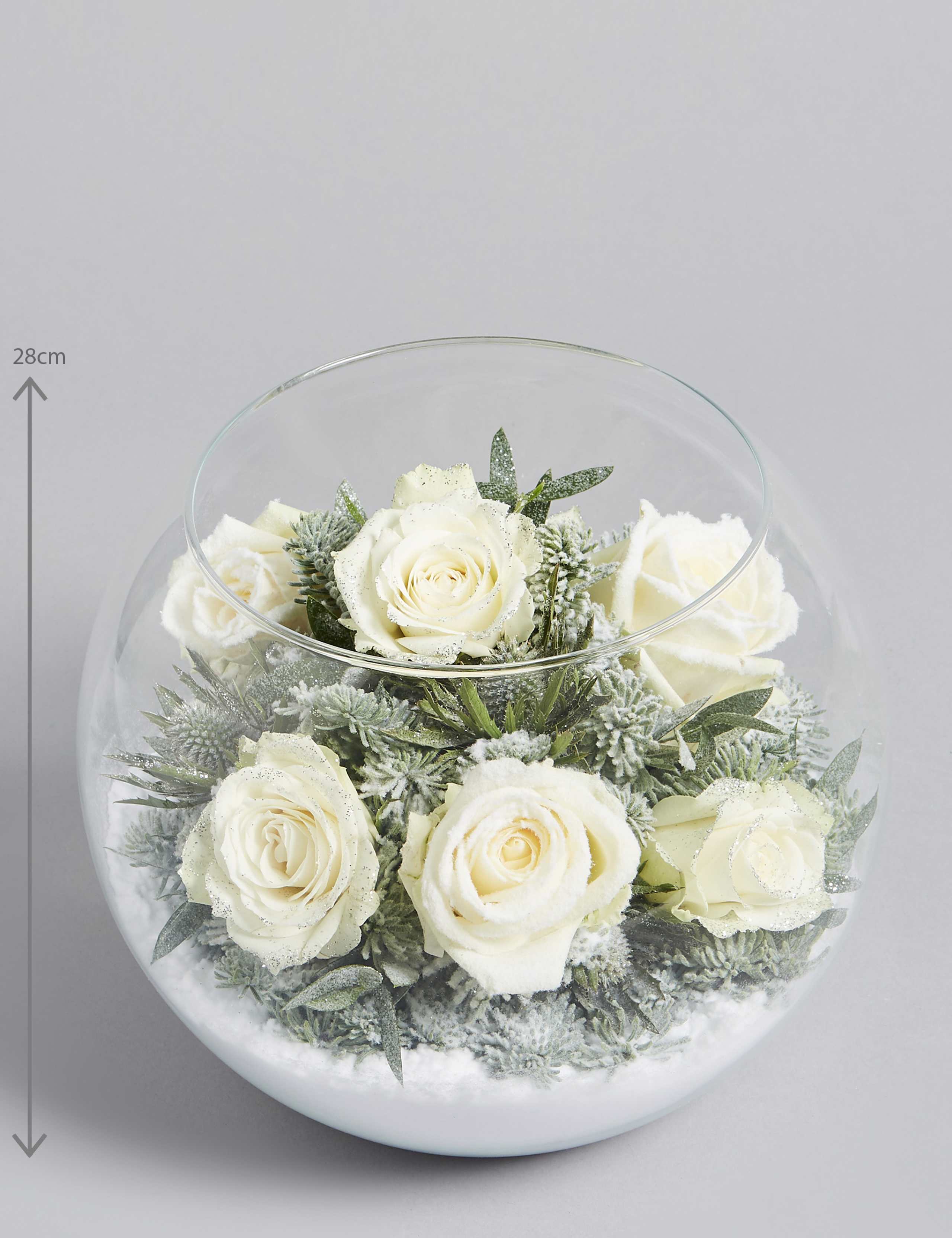 Snow Globe Christmas Vase 3 of 5
