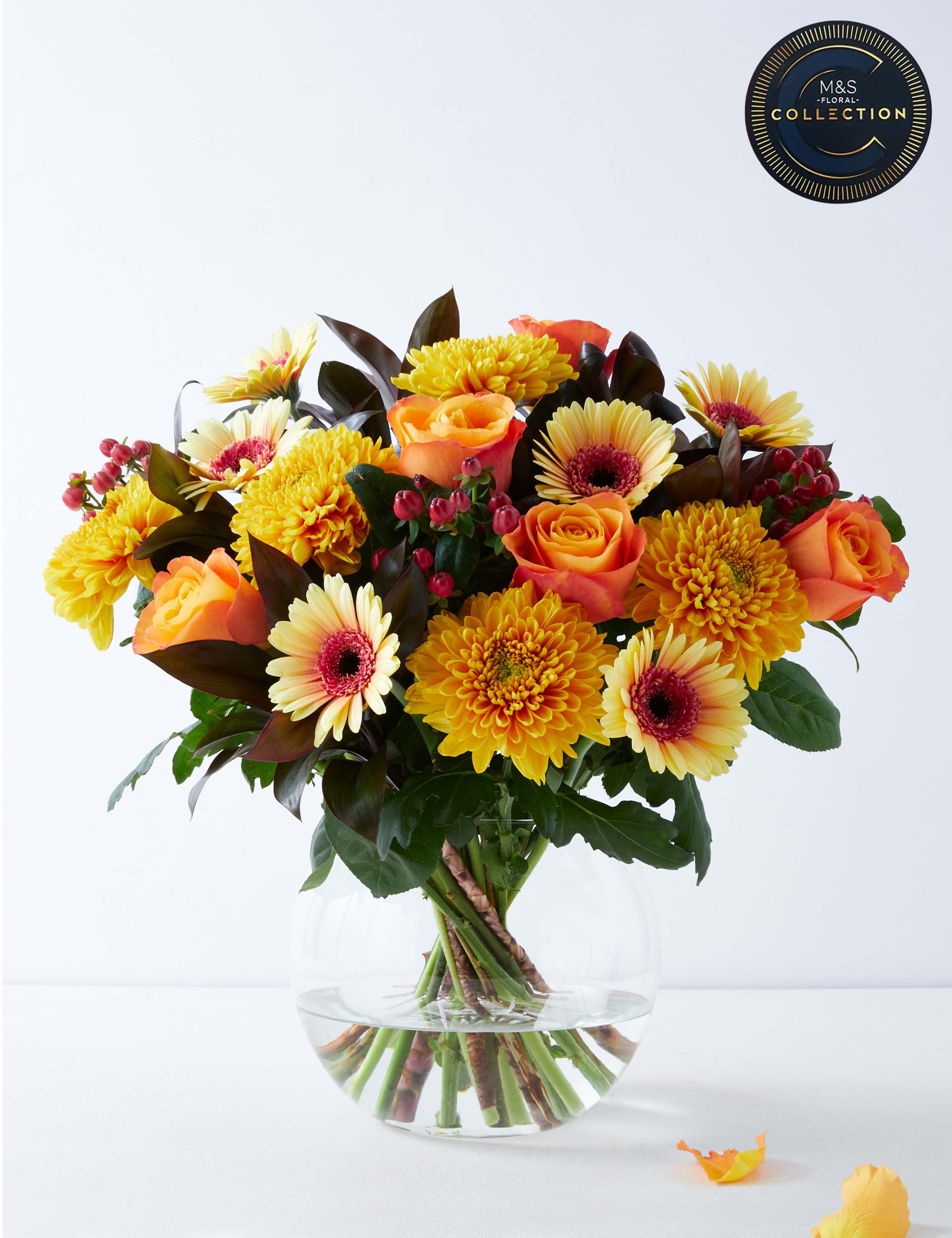 Collection Autumn Amber Rose Bouquet 1 of 7