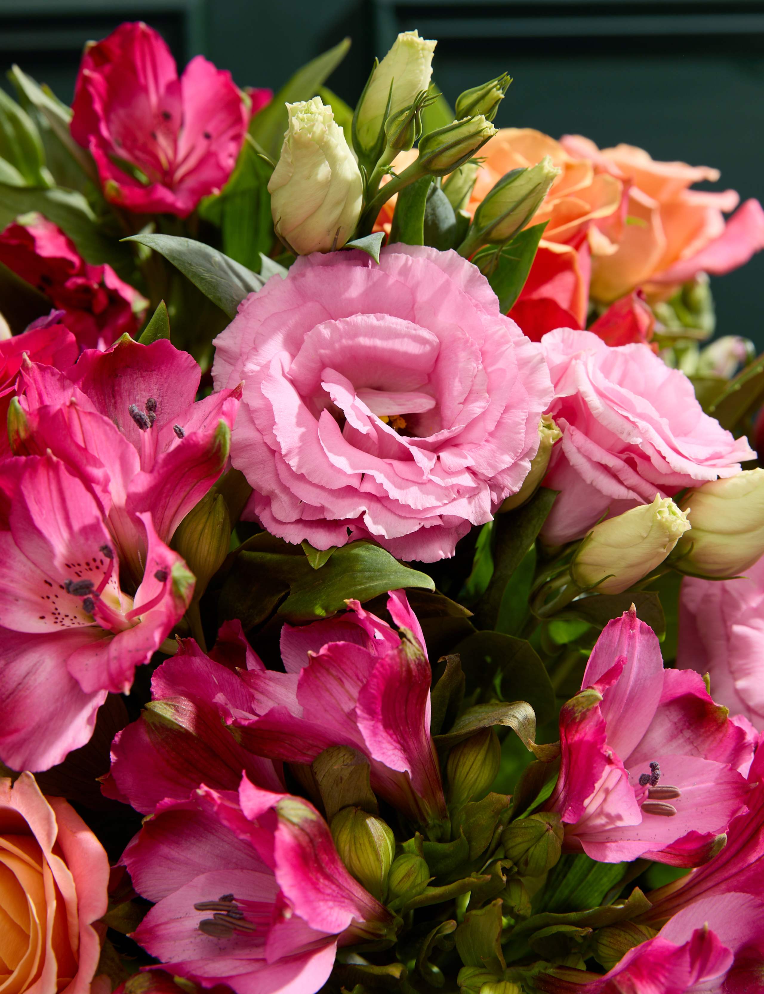 Rose, Lisianthus & Antirrhinum Bright Bouquet 3 of 7