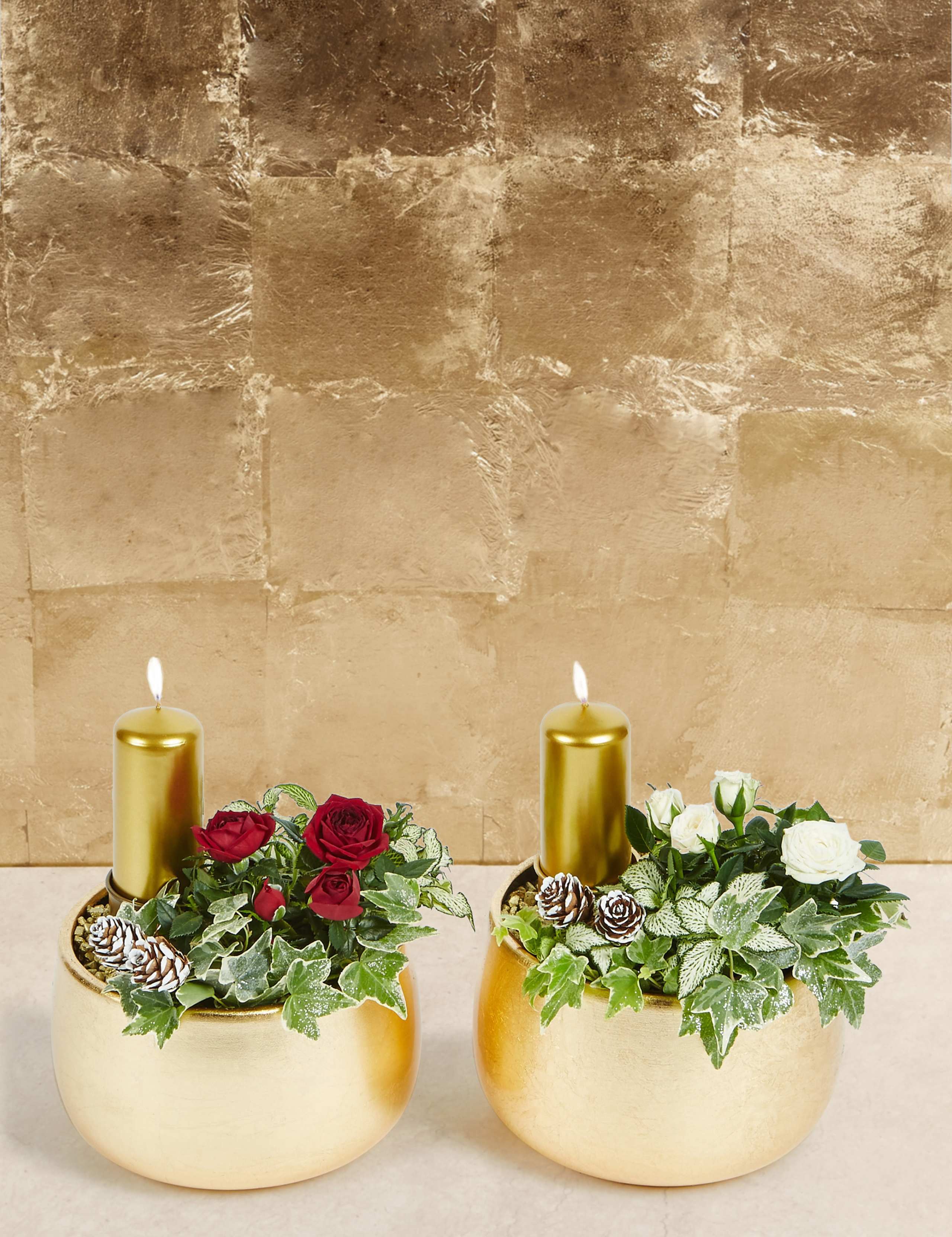 Contemporary Christmas Candle Duo 1 of 5