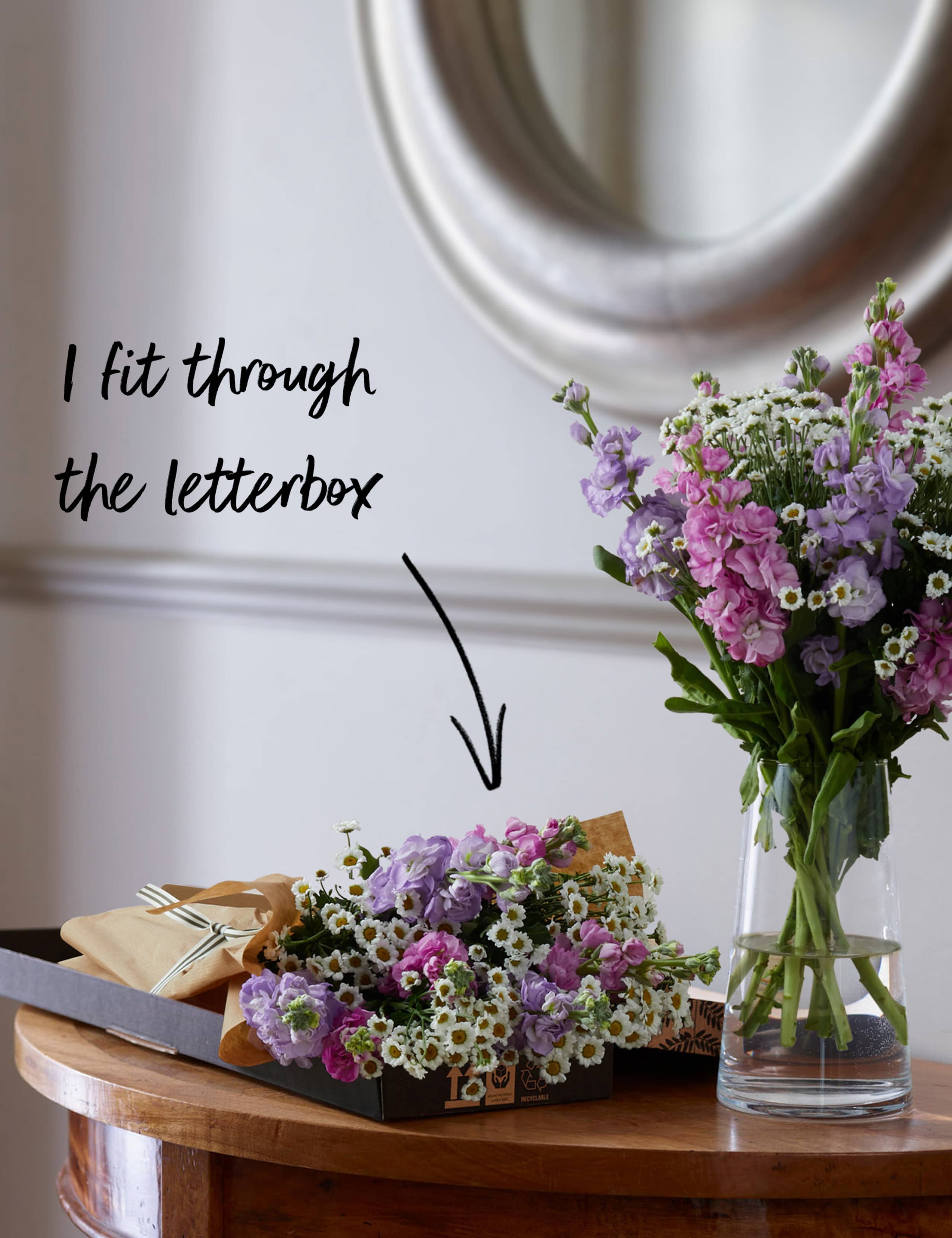 Scented Stocks & Chrysanthemum Letterbox Gift 1 of 7