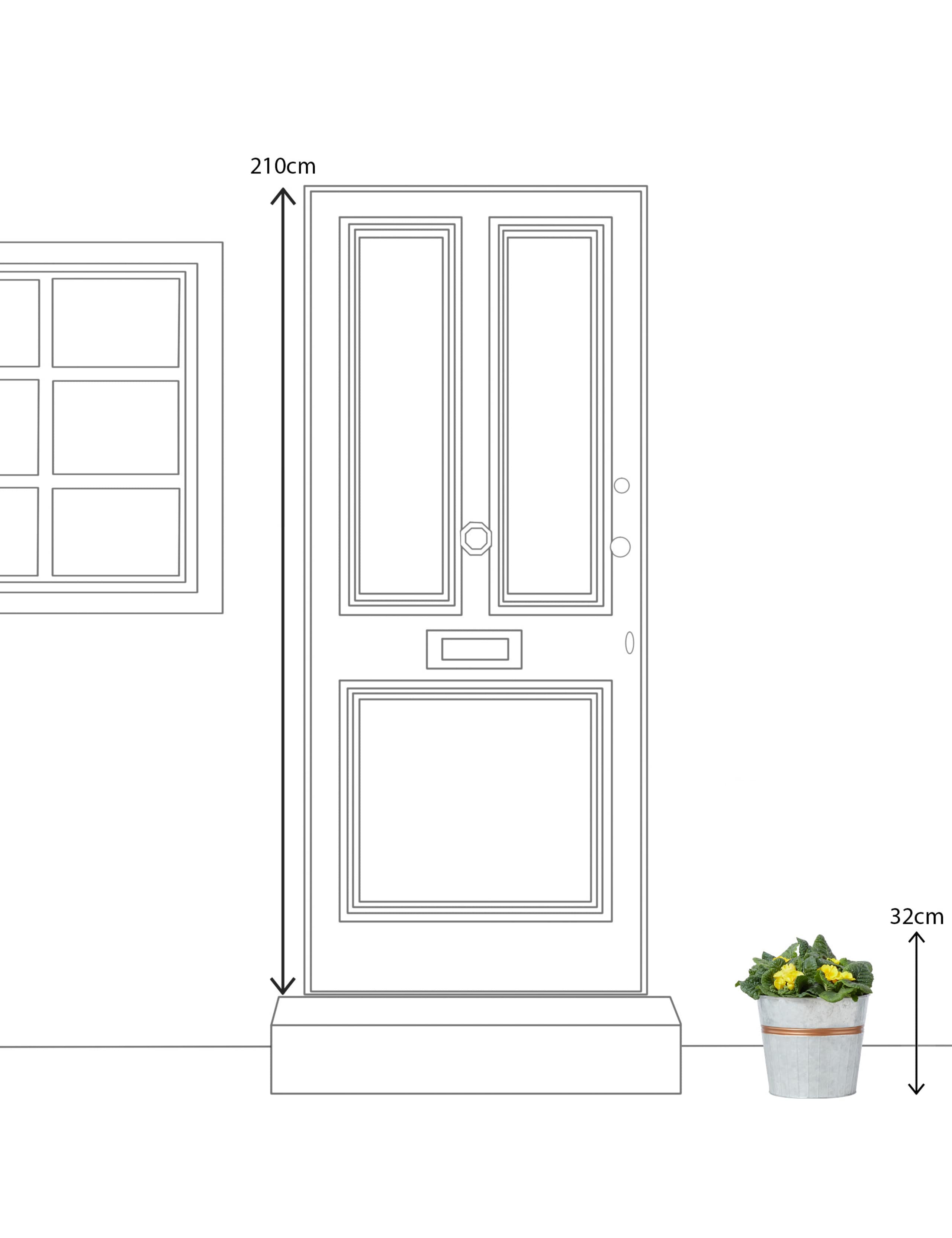 Primrose Tin Planter (Delivery from 15th February 2022) 3 of 6