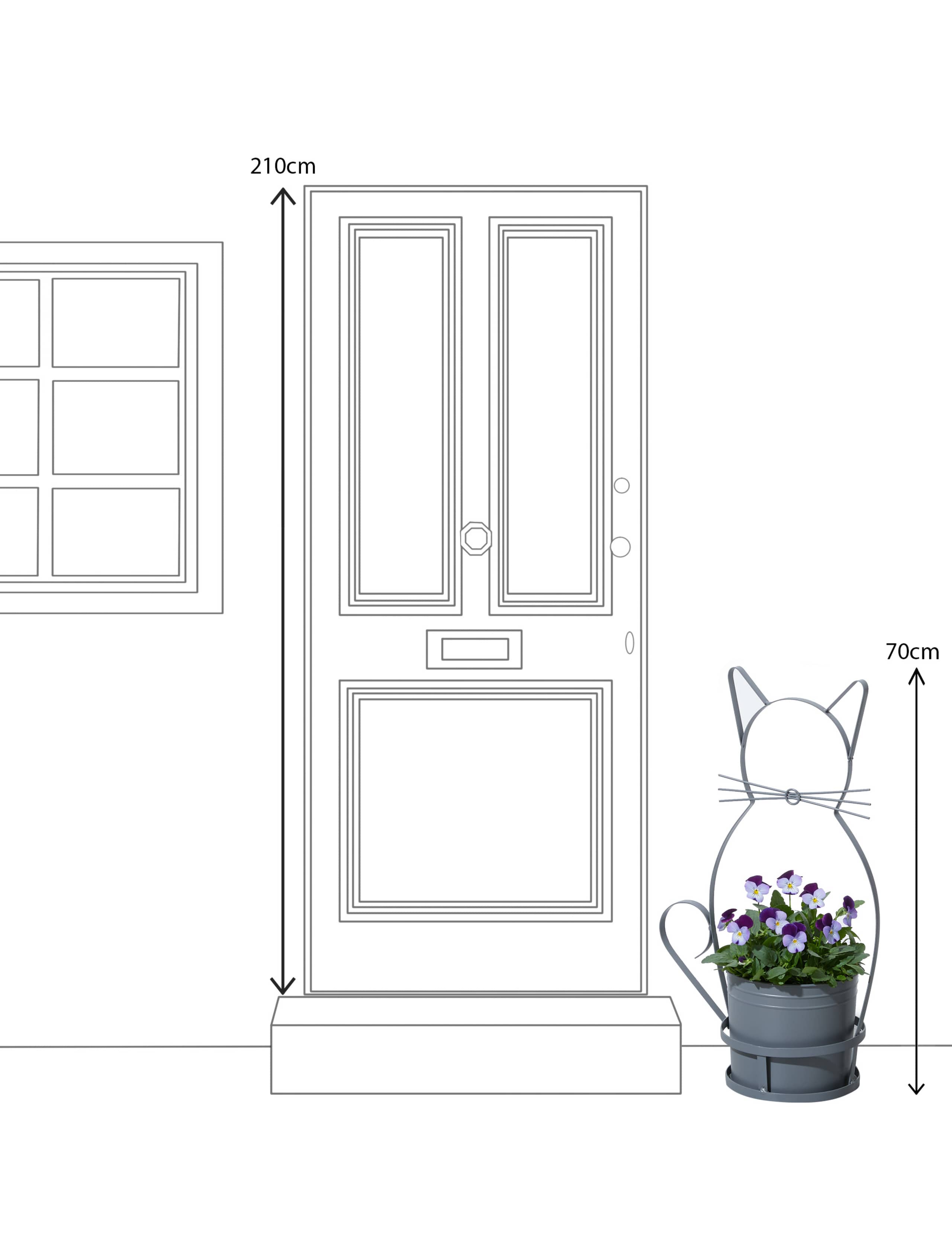 Novelty Cat Garden Planter 3 of 5
