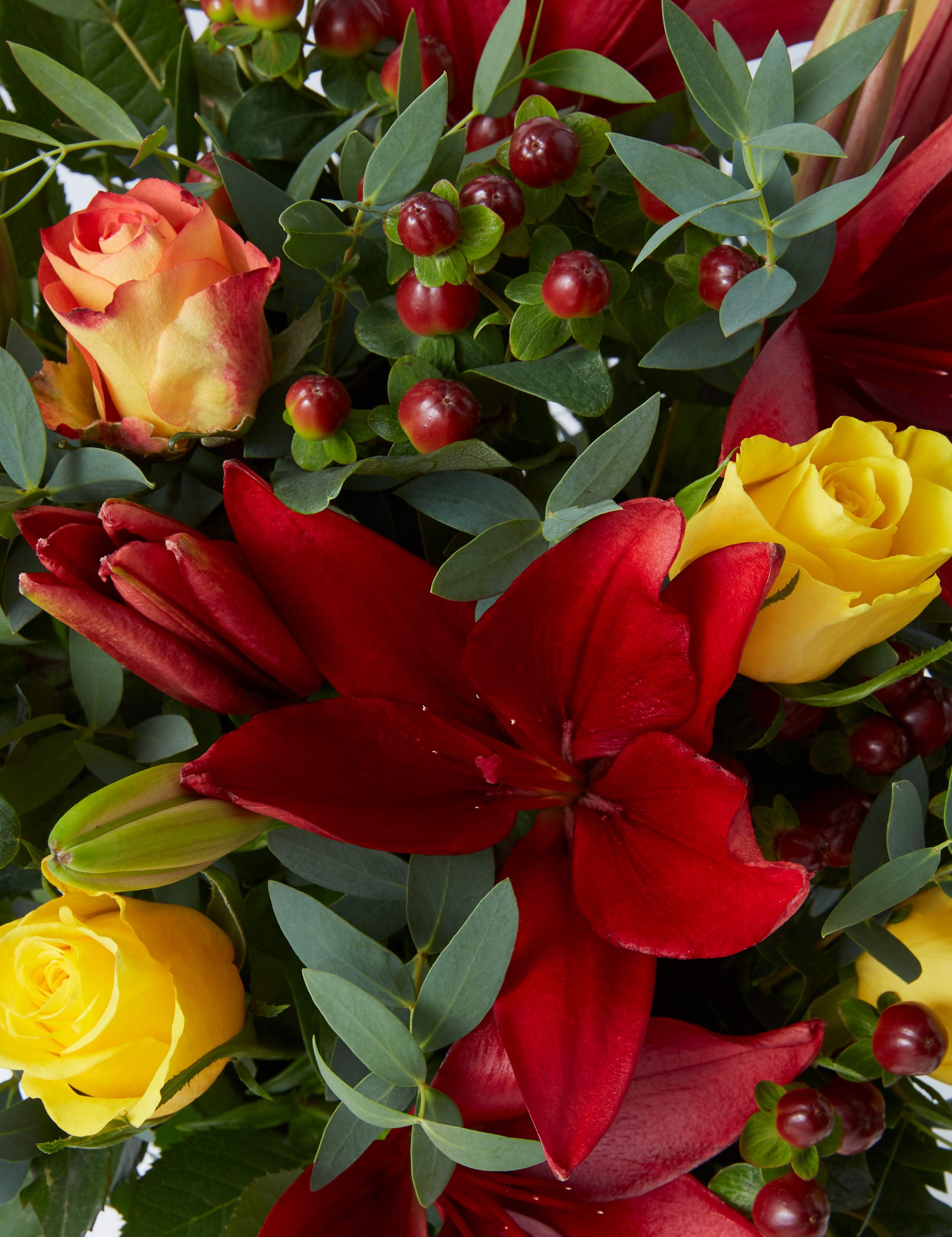 Autumn Rose & Lily Bouquet - Last Chance to Buy 5 of 6