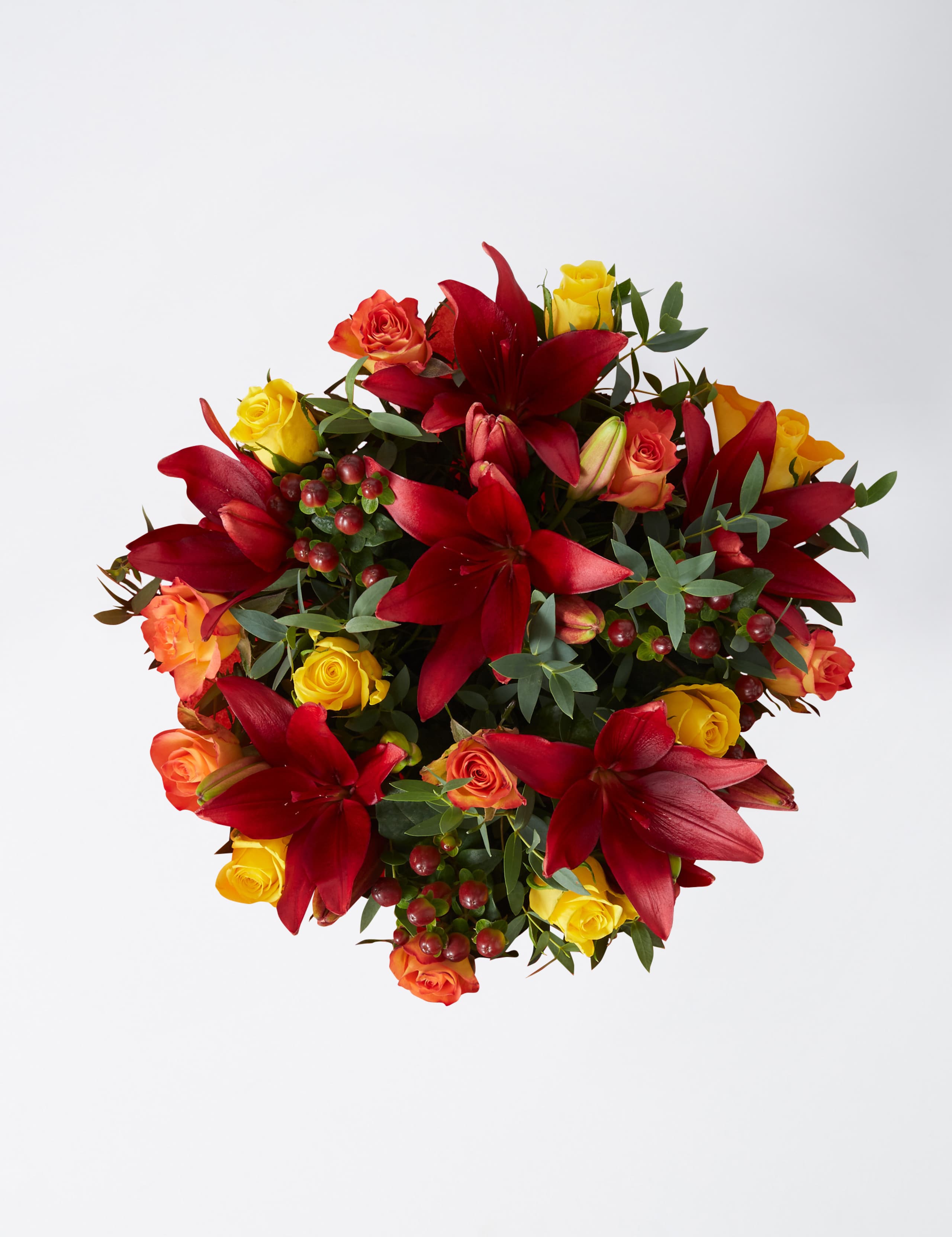 Autumn Rose & Lily Bouquet - Last Chance to Buy 2 of 6