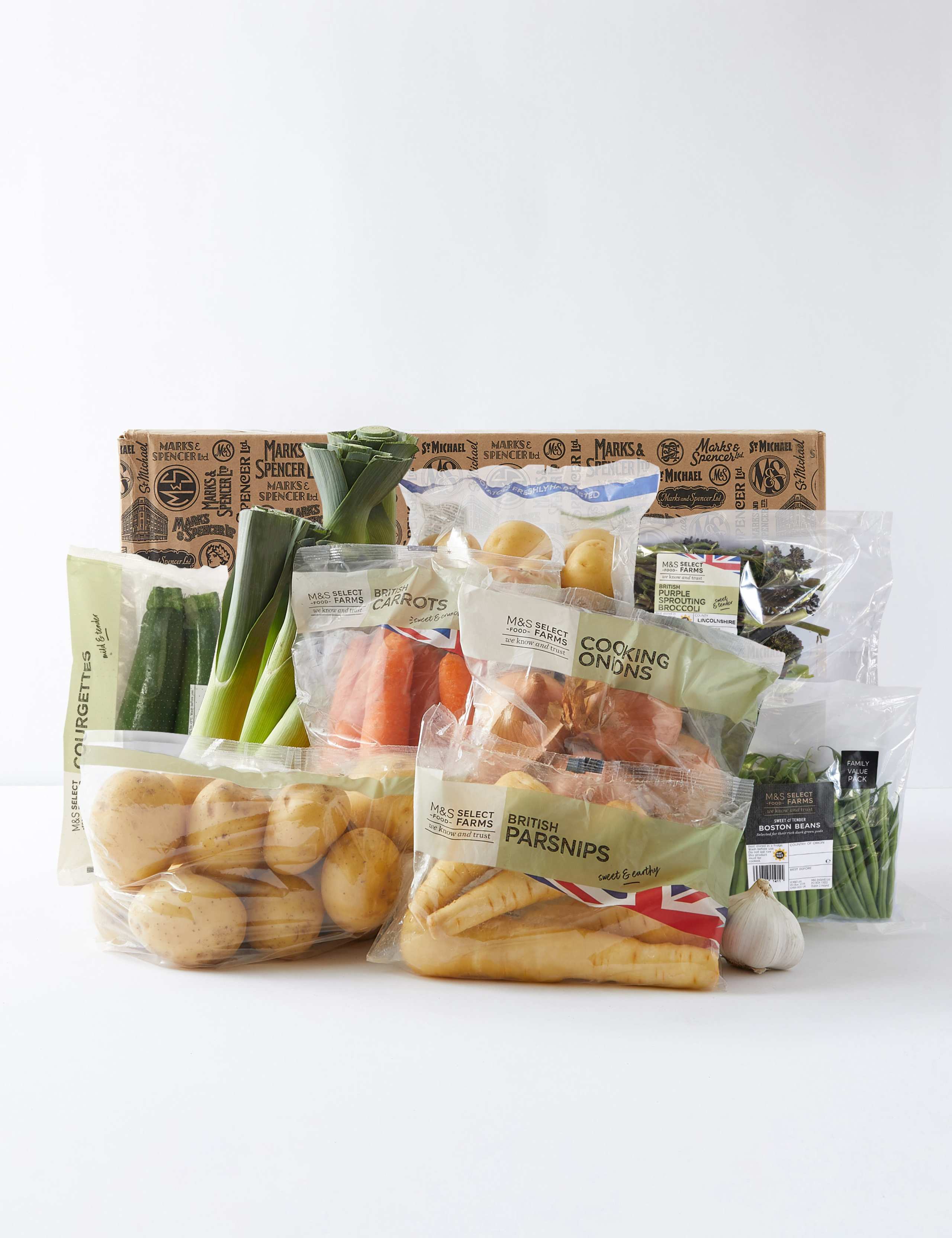 M&S Classic Vegetable Food Box 1 of 4