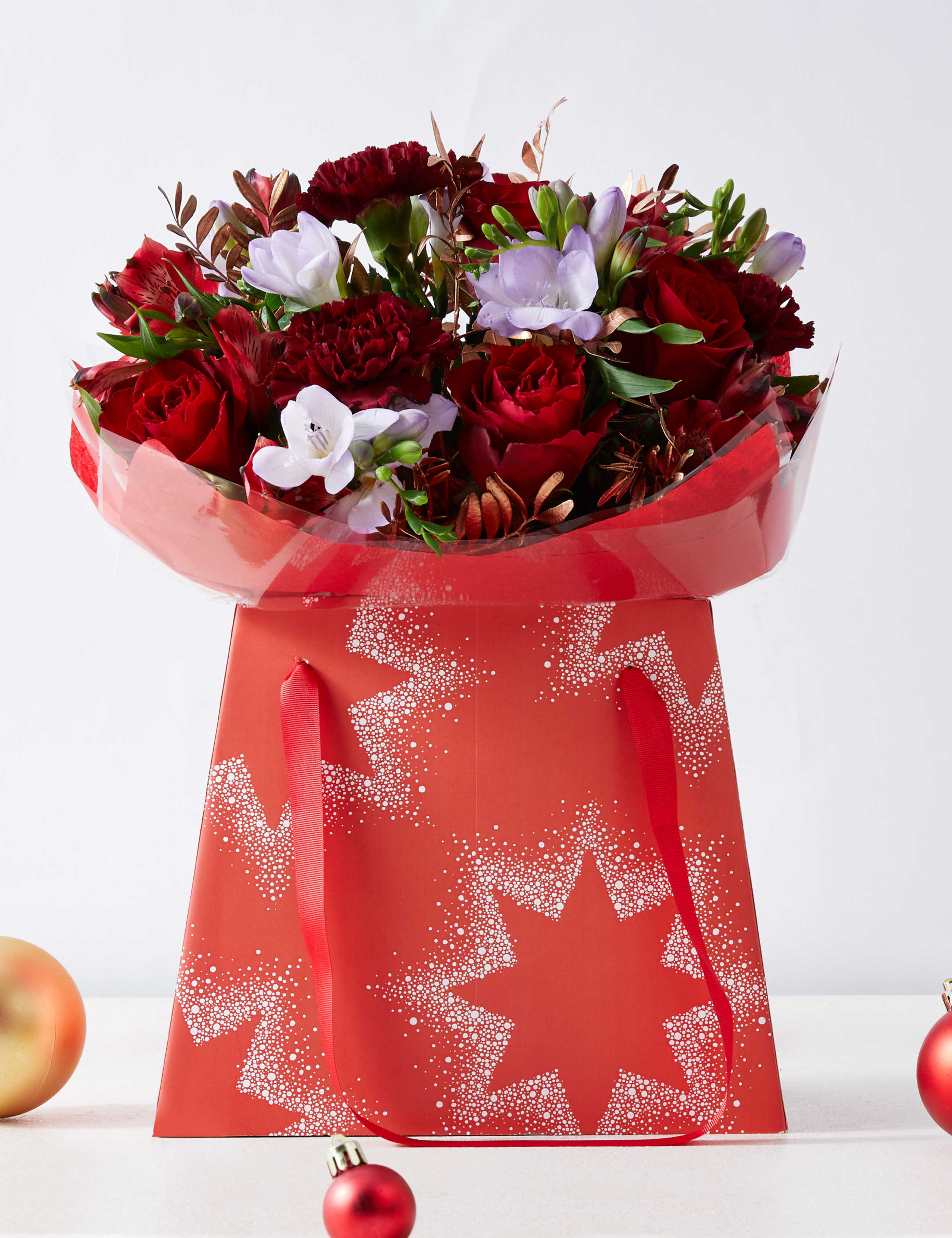 Christmas Rose & Freesia Gift Bag 1 of 7