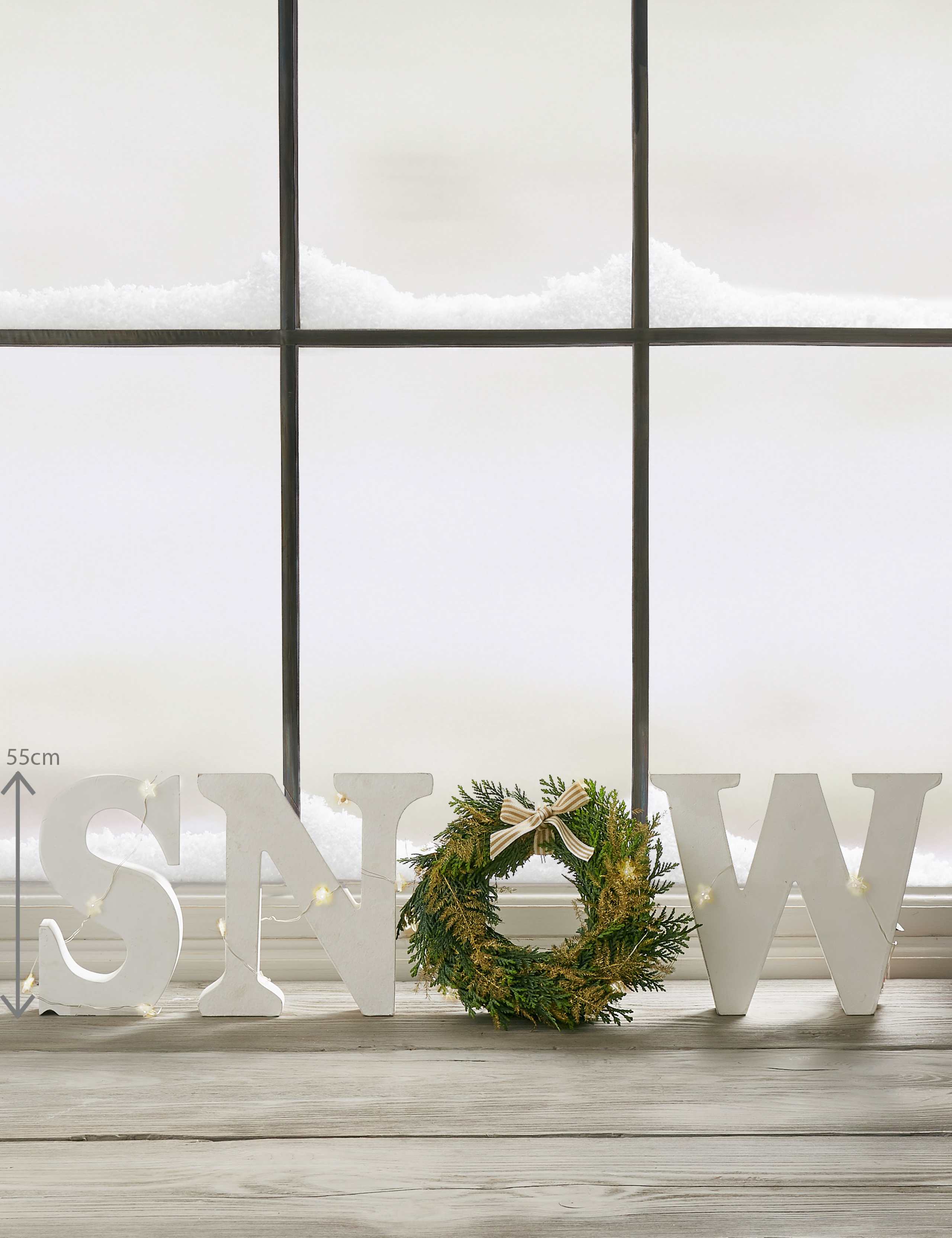 Christmas Postal Letterbox SNOW Decoration 3 of 6