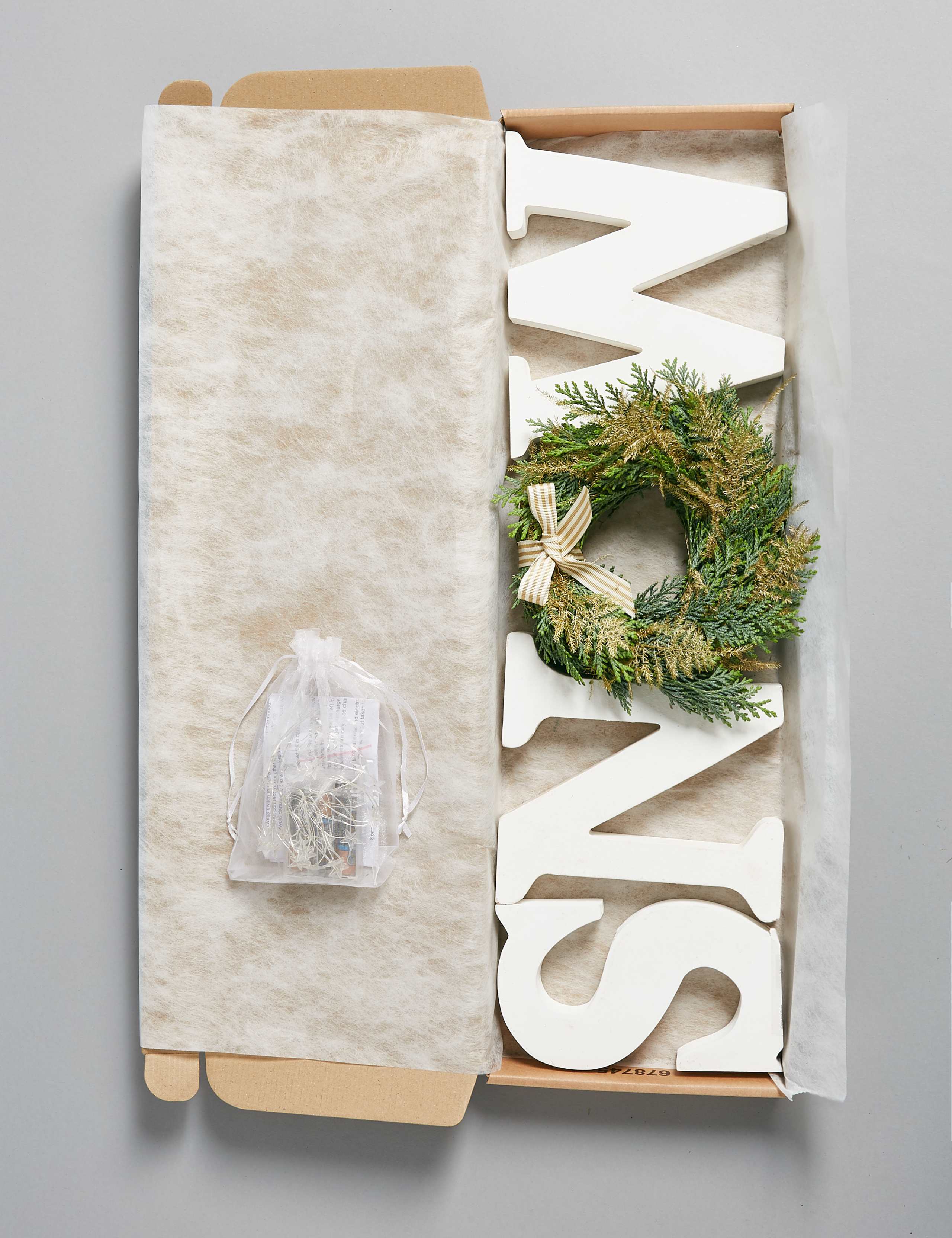 Christmas Postal Letterbox SNOW Decoration 5 of 6