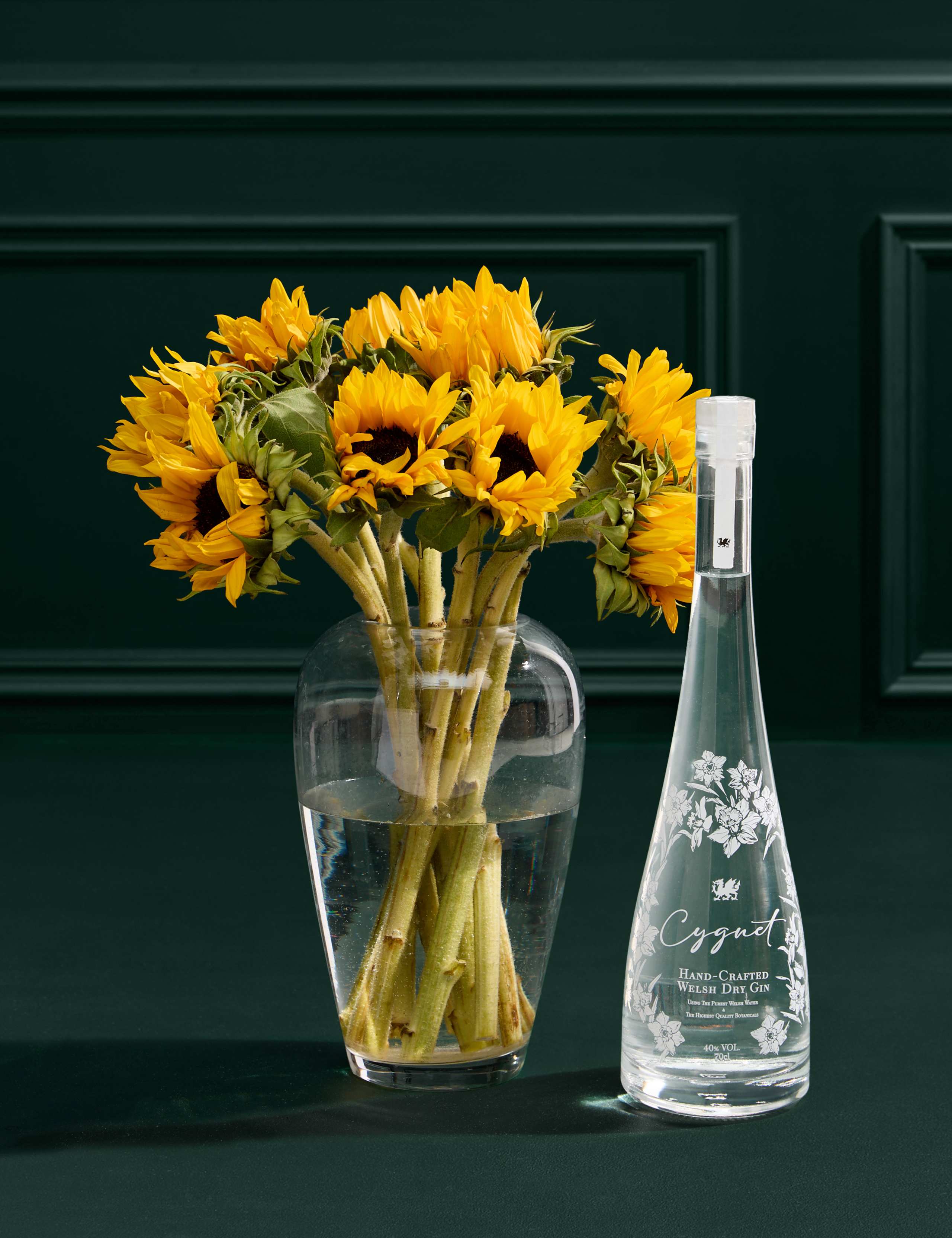 Sunflower Abundance Bouquet with Cynet Gin 1 of 8