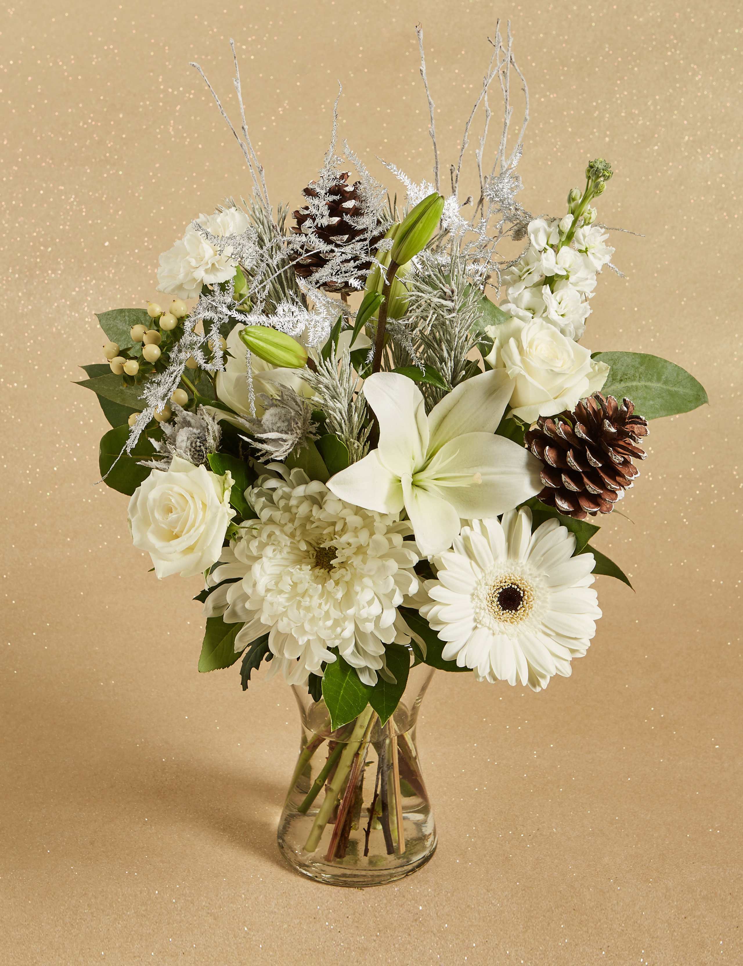White Wild Bloom Flower Bouquet 1 of 5