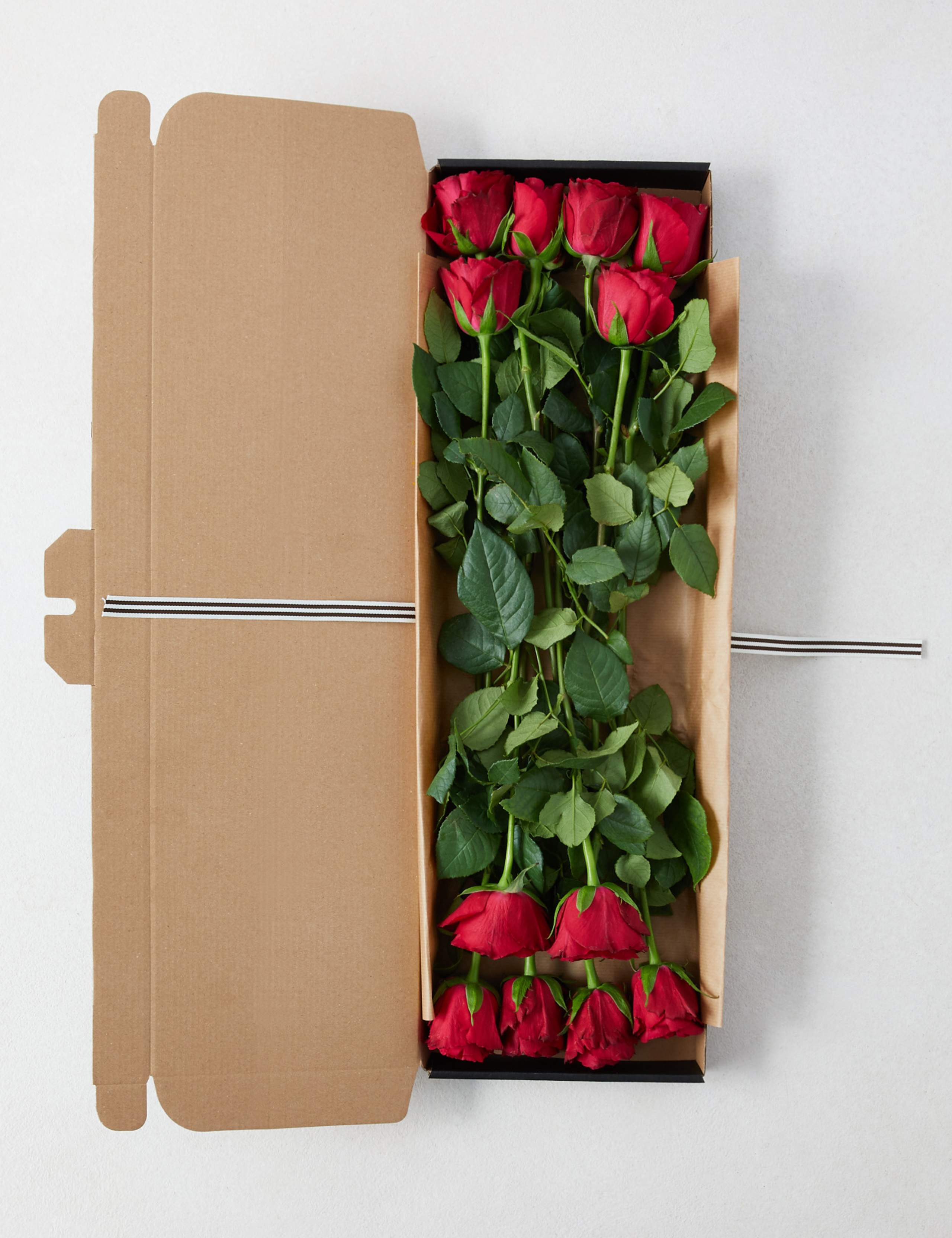 Valentine's Red Rose Letterbox Gift 1 of 6