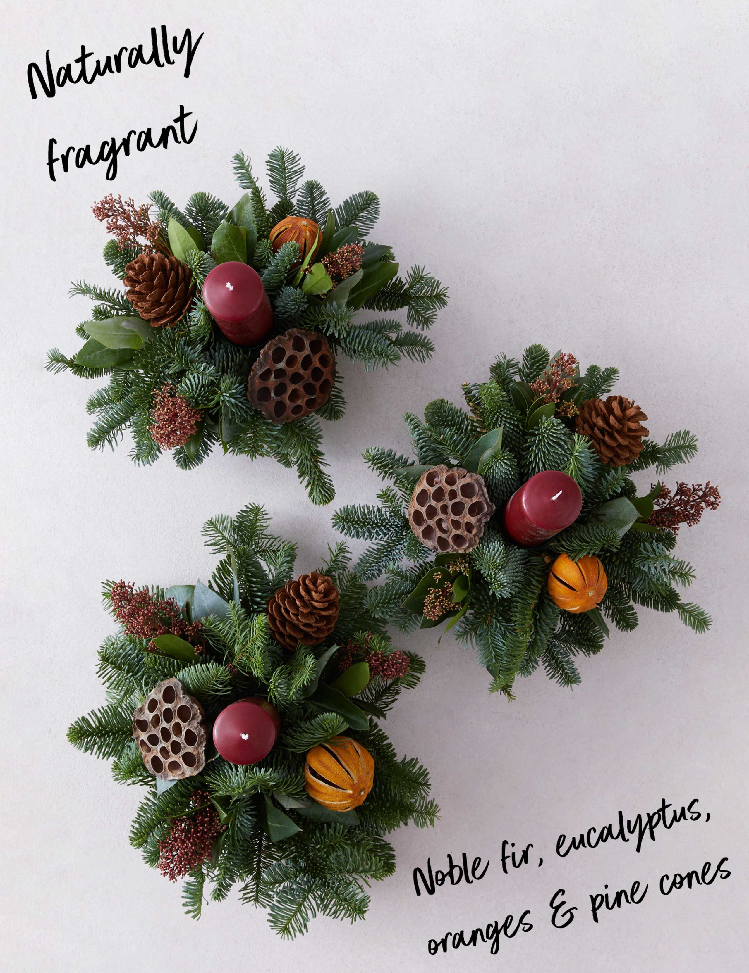 Fresh Foliage Christmas Centrepiece 2 of 4