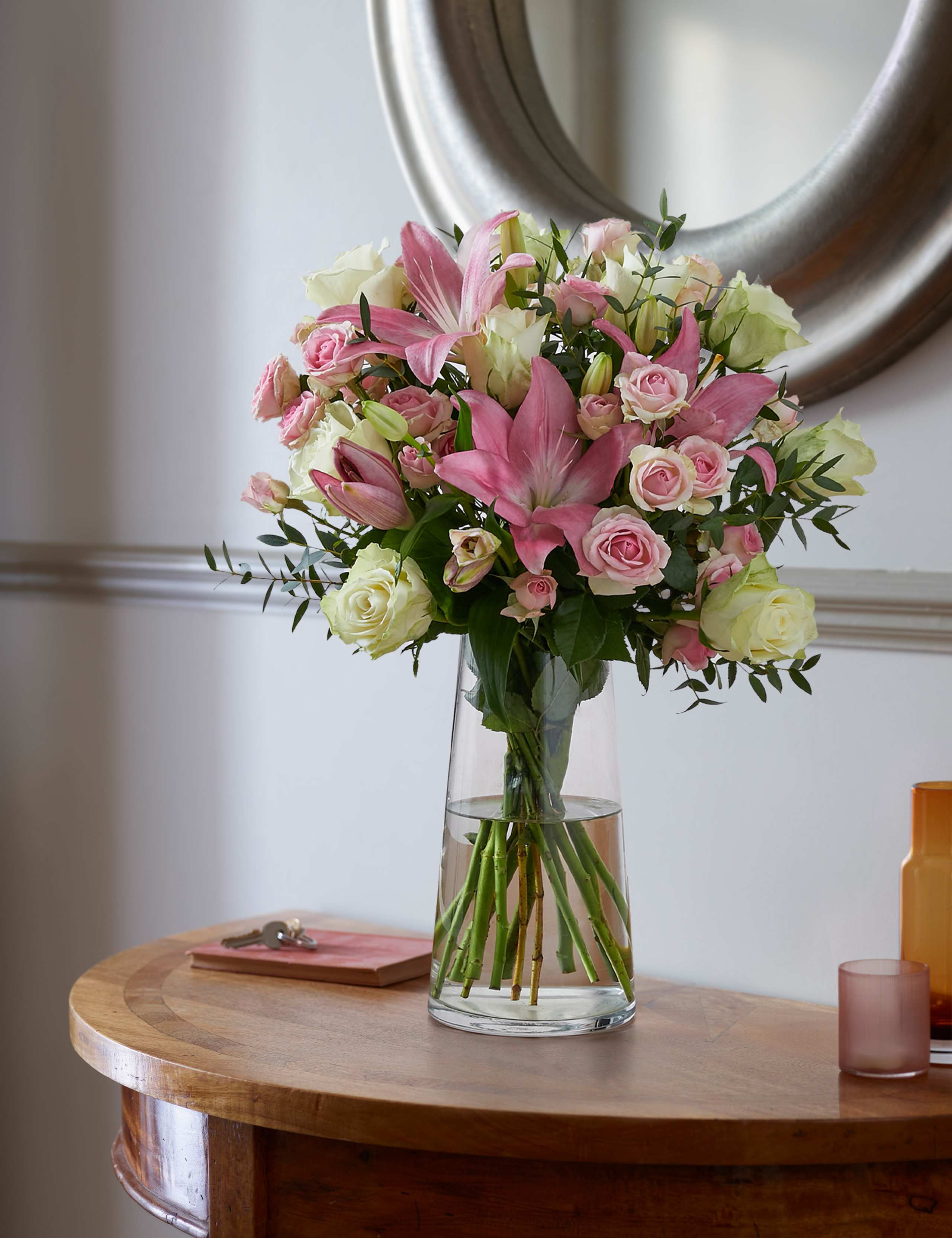 Mum’s Rose & Lily Bouquet 1 of 3