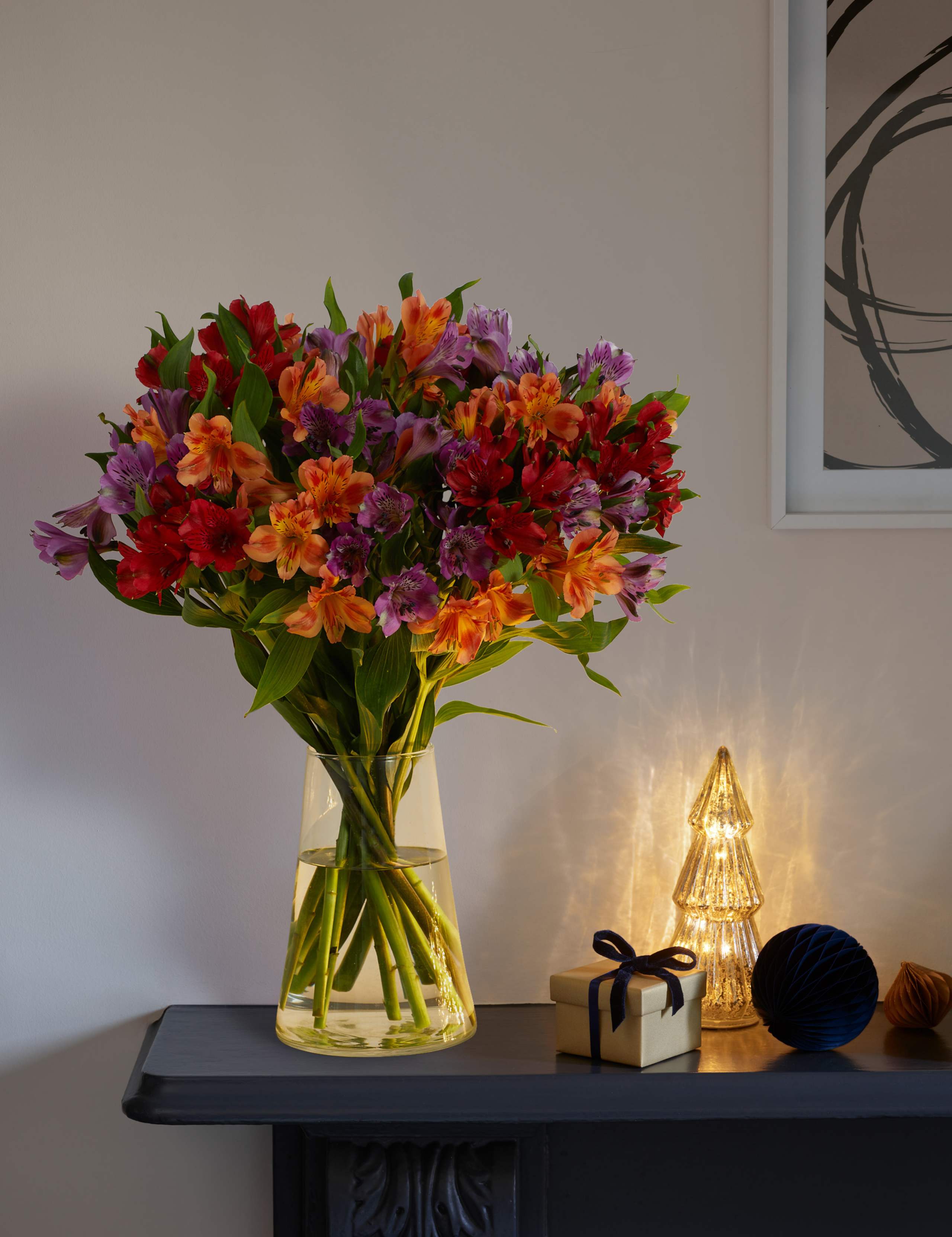 Alstroemeria Abundance Christmas Bouquet 1 of 4