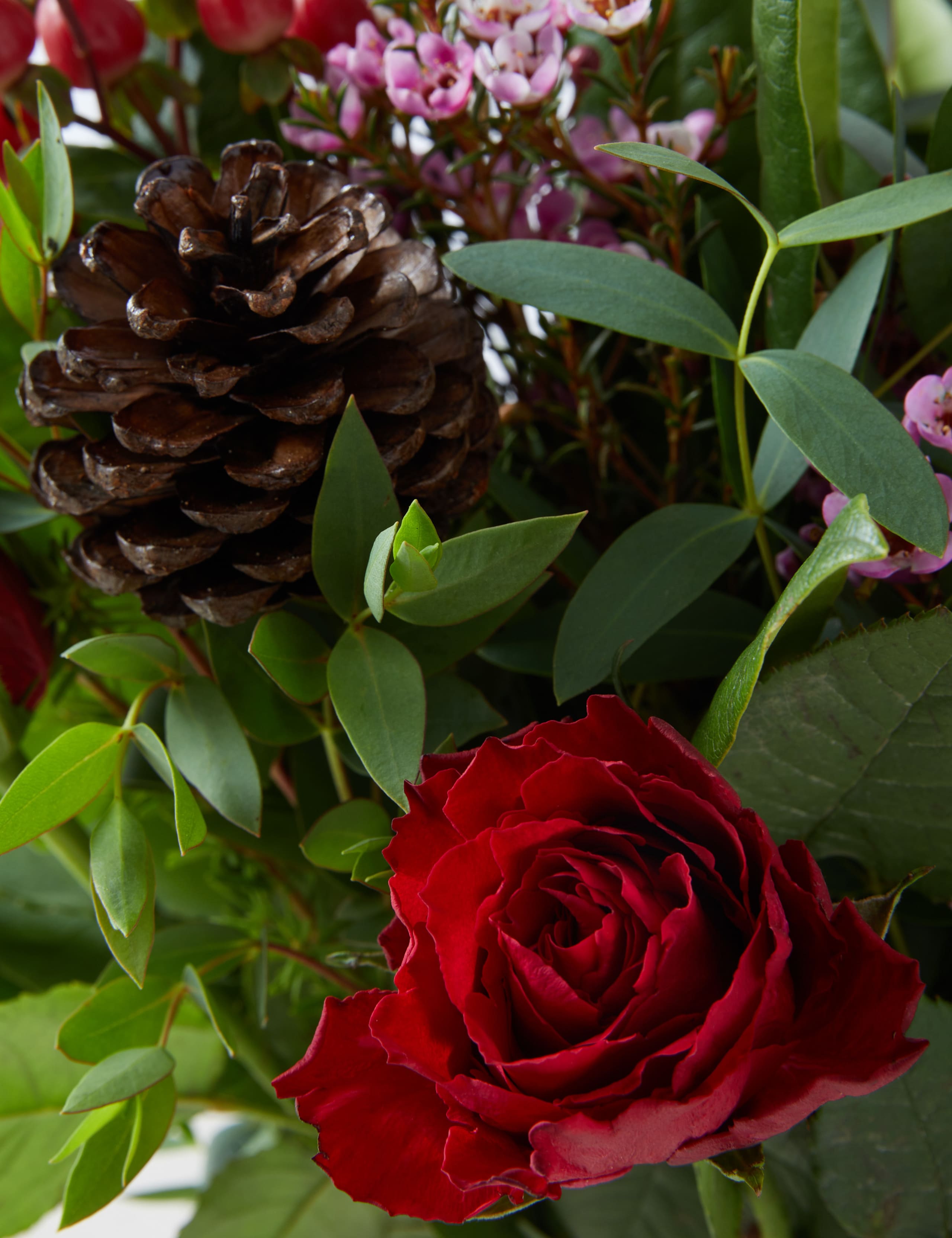 Our Christmas Red Roses Bouquet 4 of 4