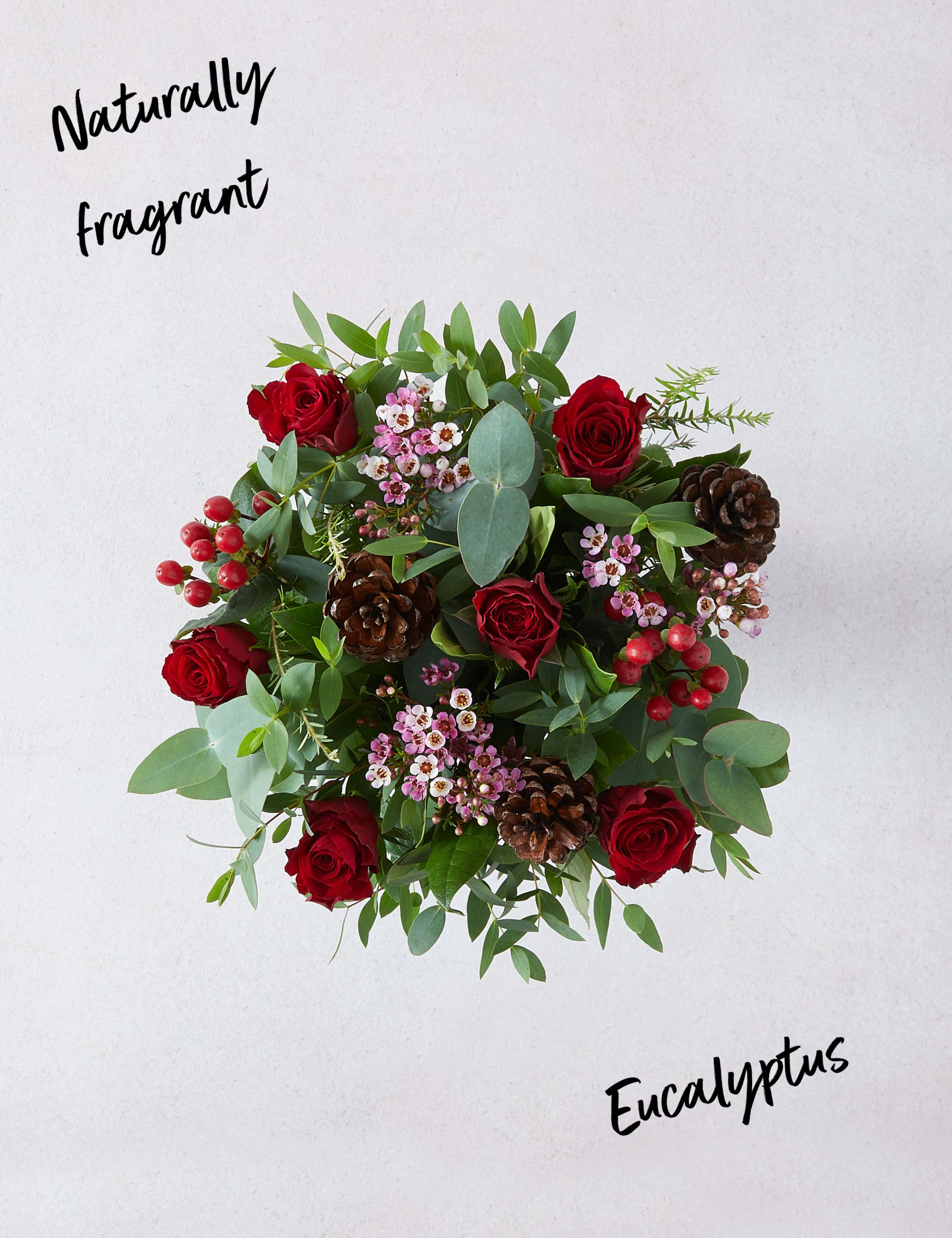 Our Christmas Red Roses Bouquet 2 of 4