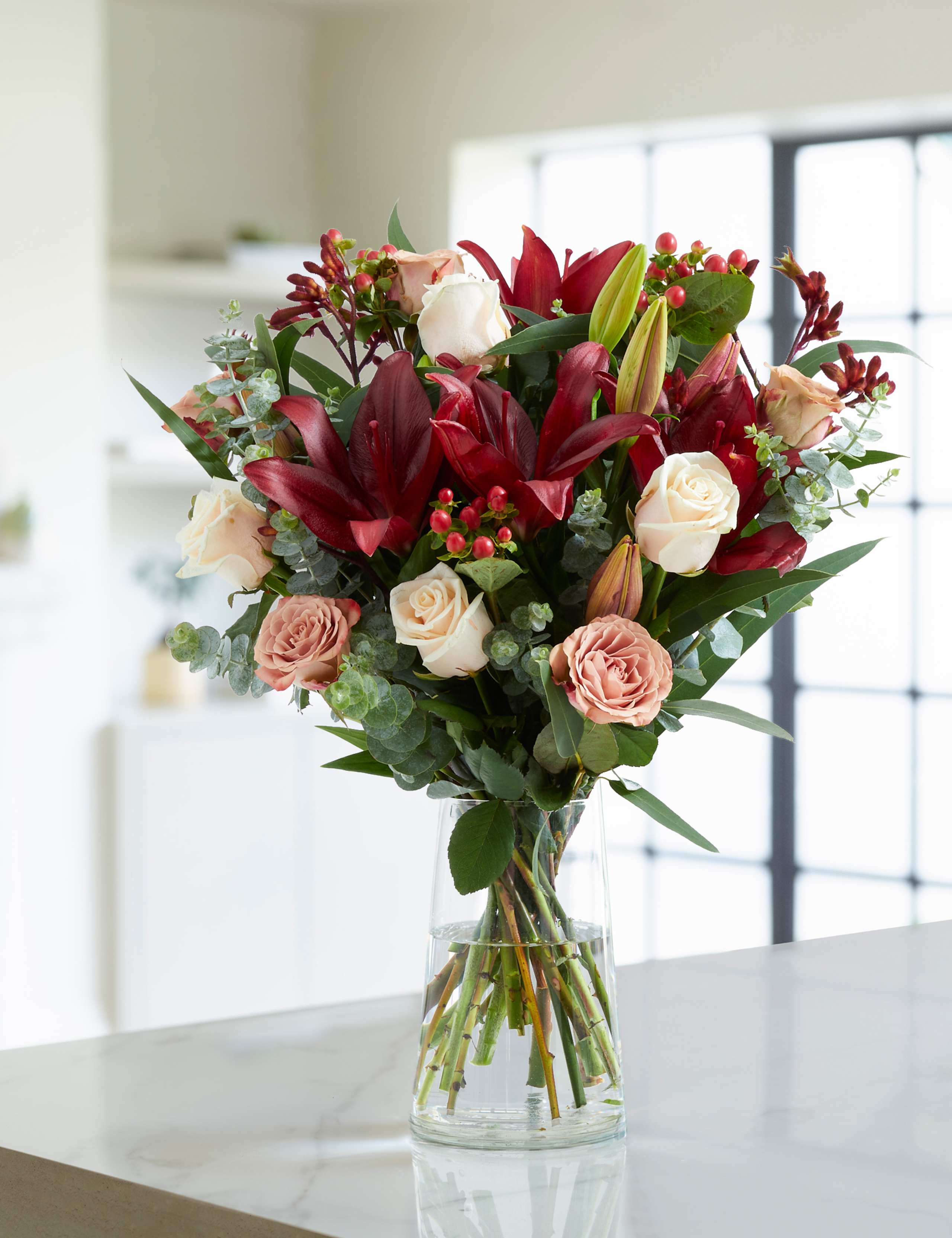 Autumn Rose & Lily Bouquet 1 of 4