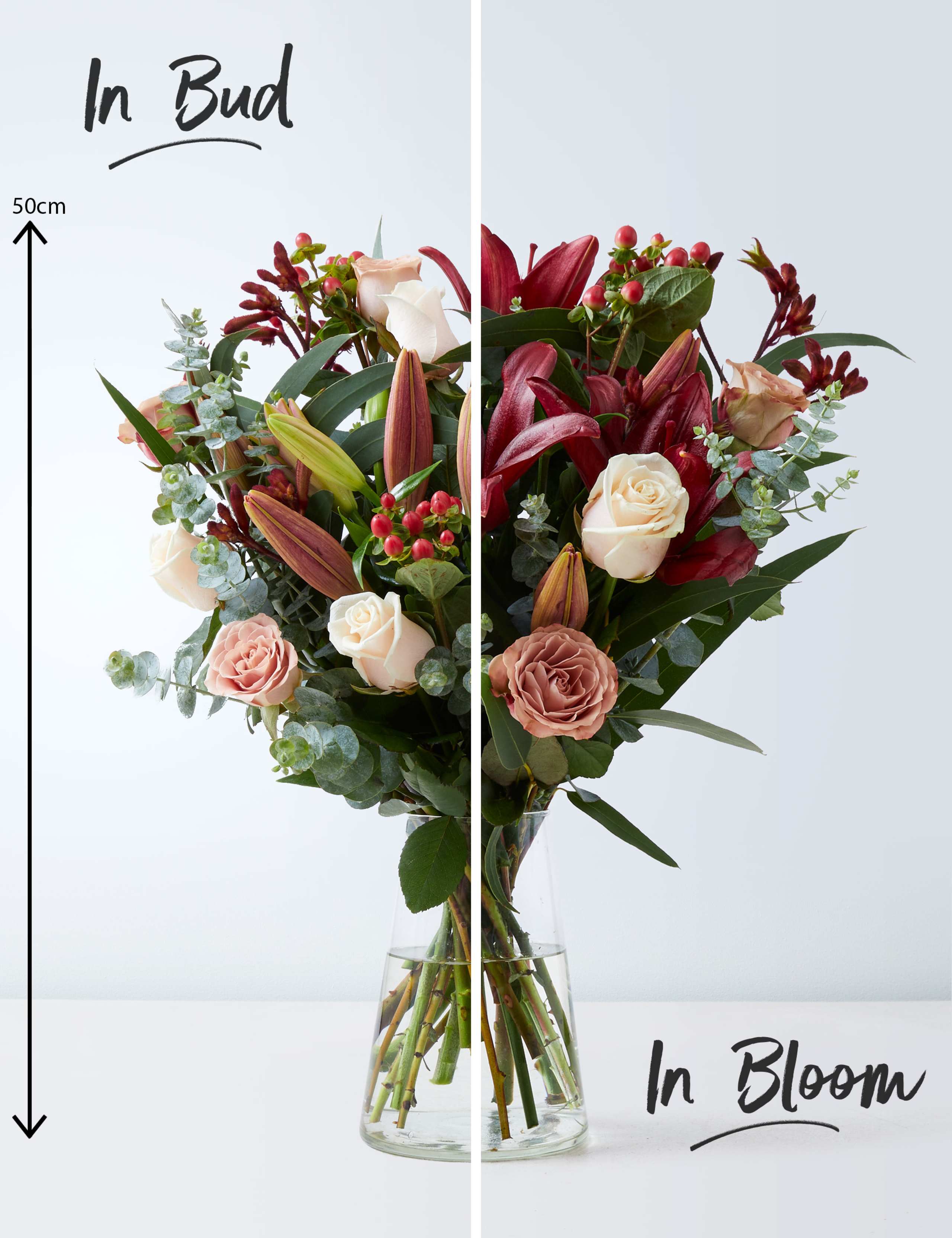 Autumn Rose & Lily Bouquet 3 of 4